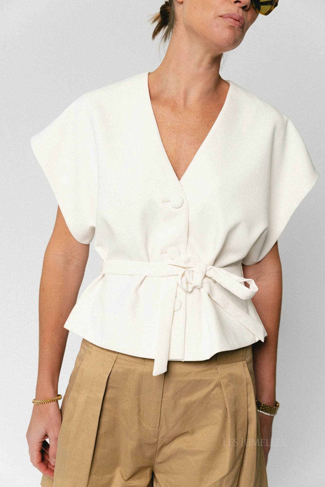 Lazlo blouse off white - Image 8