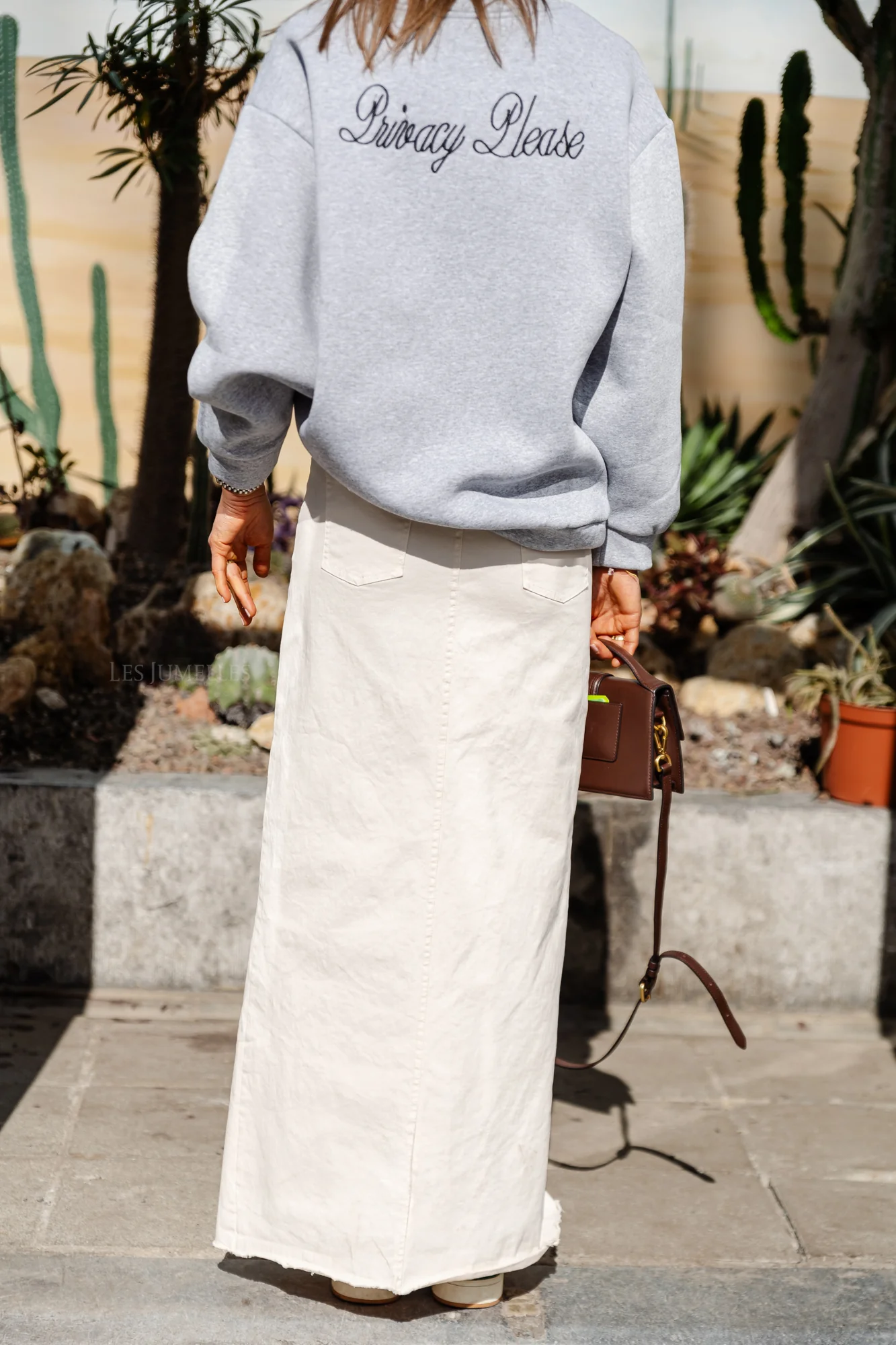 Leah denim skirt ecru - Image 4