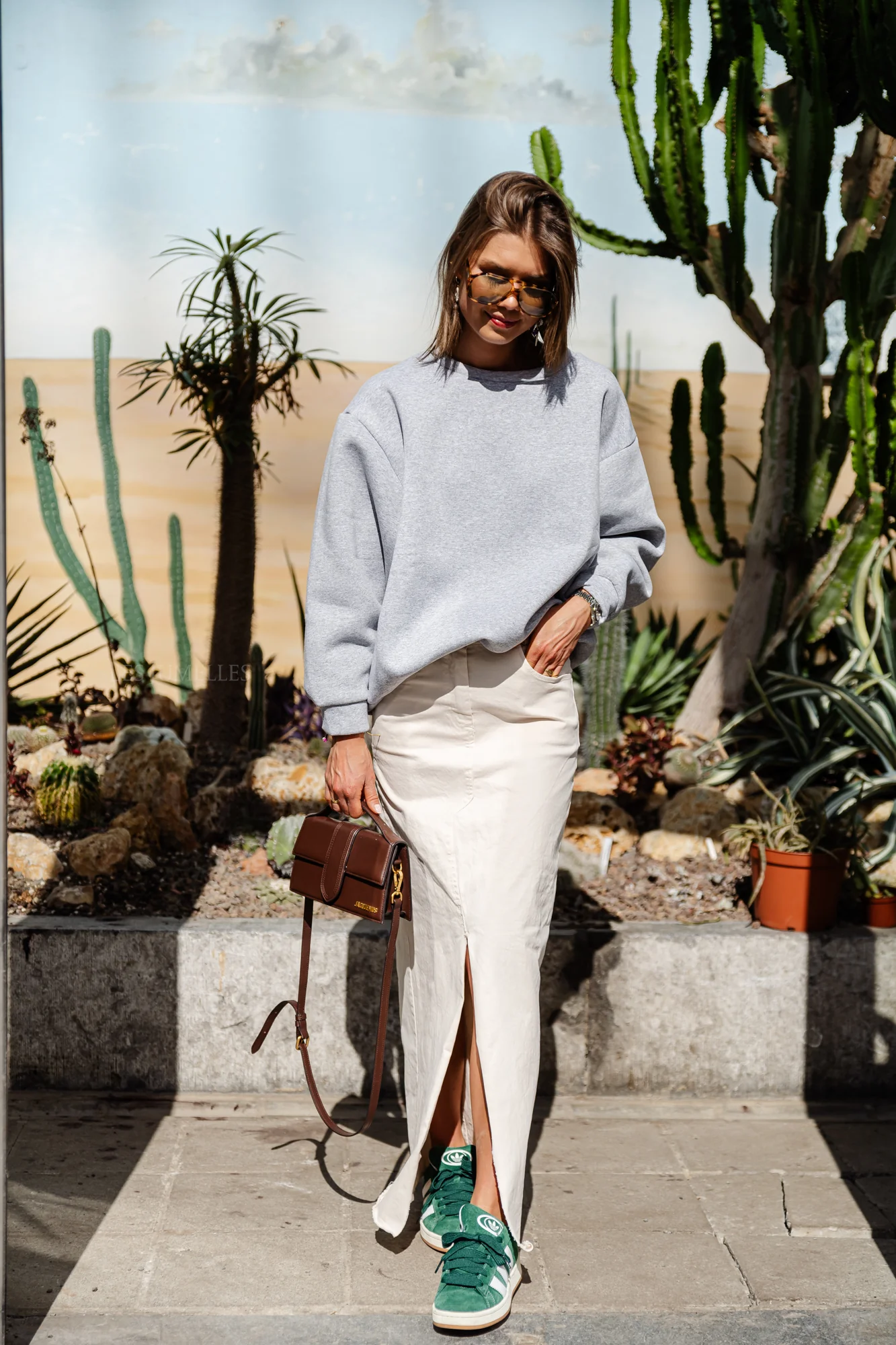 Leah denim skirt ecru - Image 8