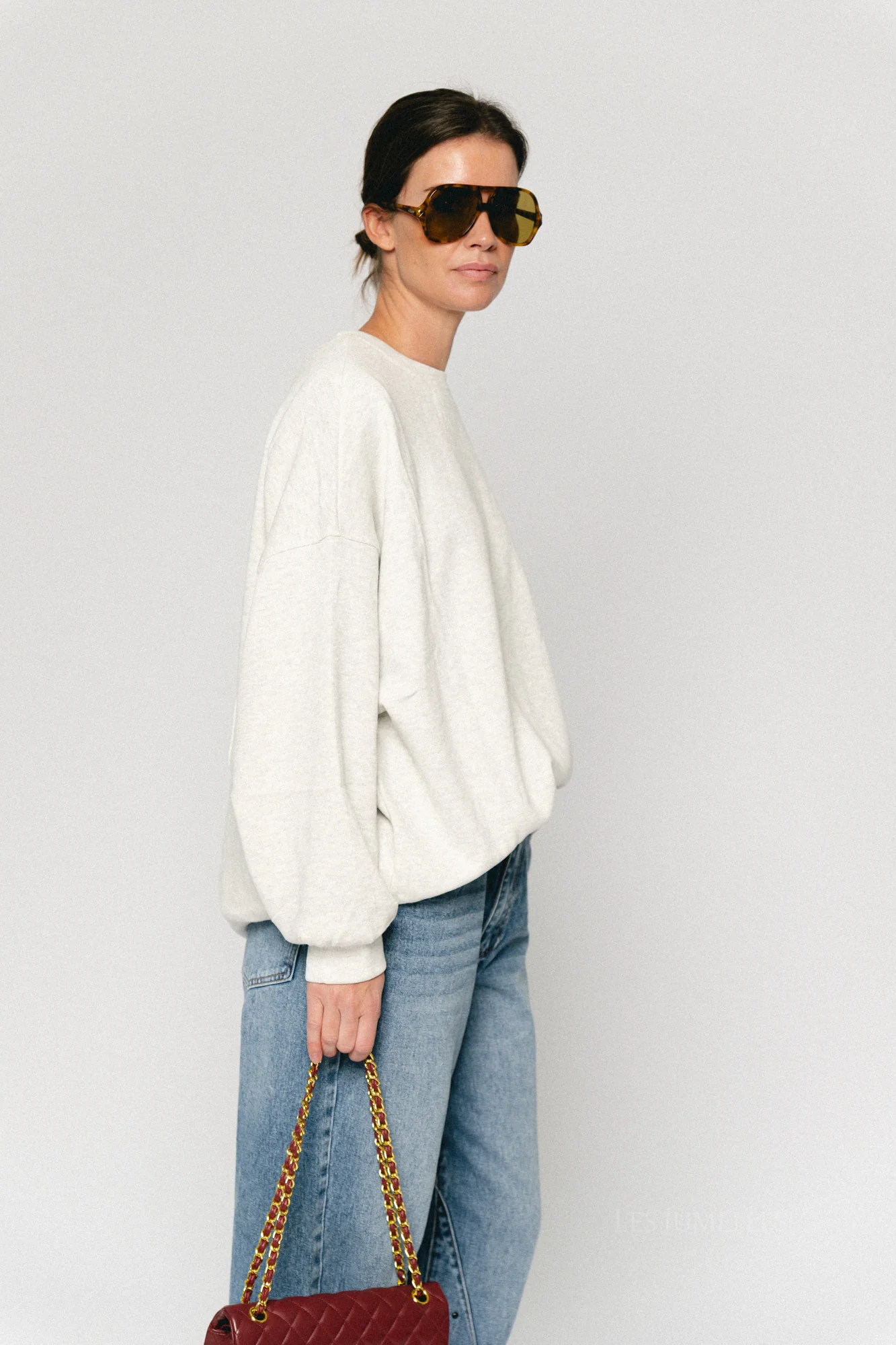Leanne sweater light grey melange - Image 5
