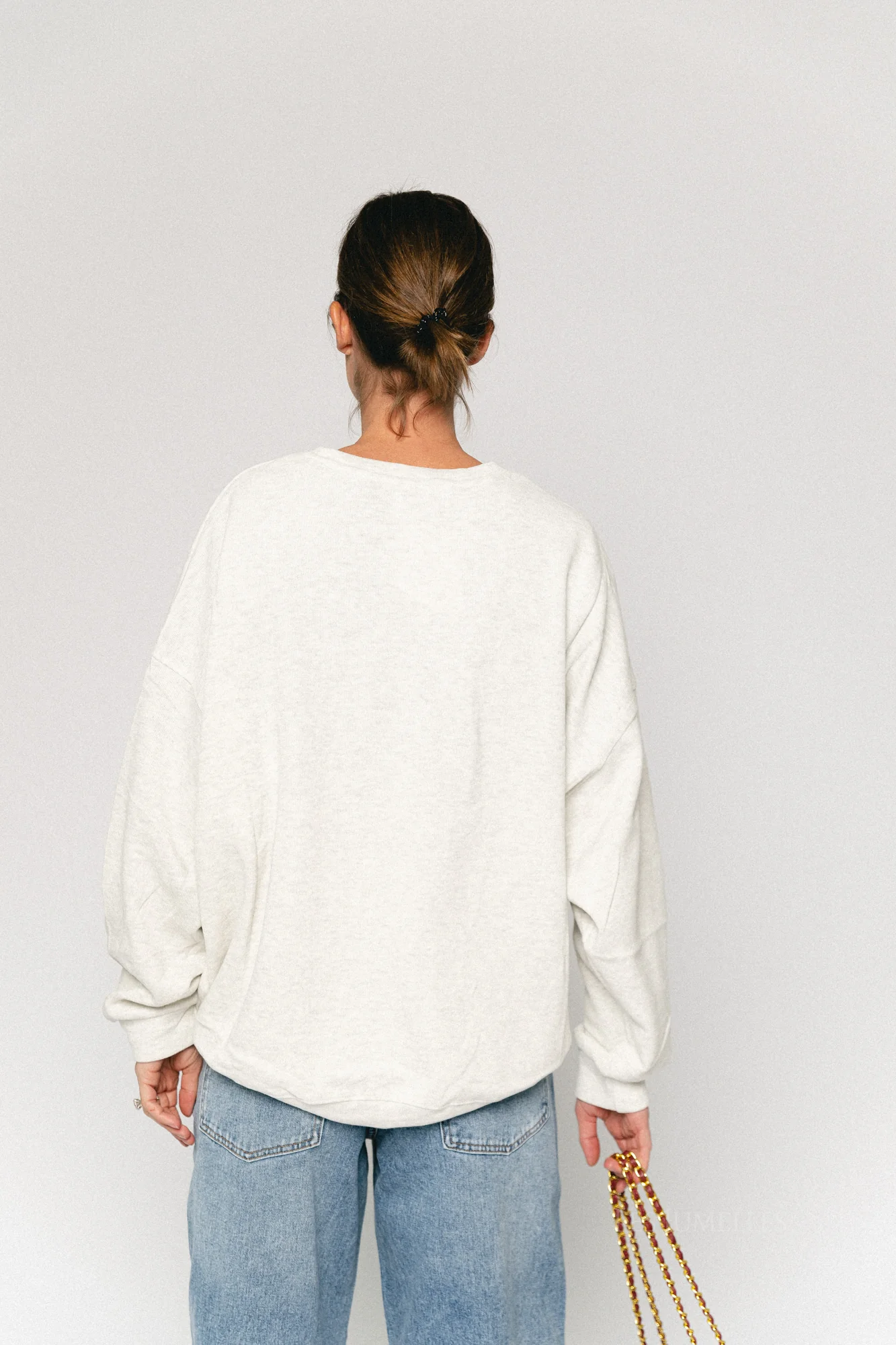Leanne sweater light grey melange - Image 6