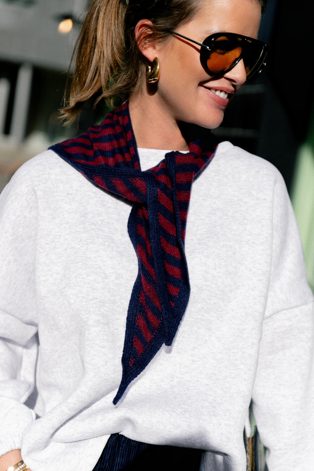 ORIGINAL 'Les Jumelles' sweater light grey melange - Image 4