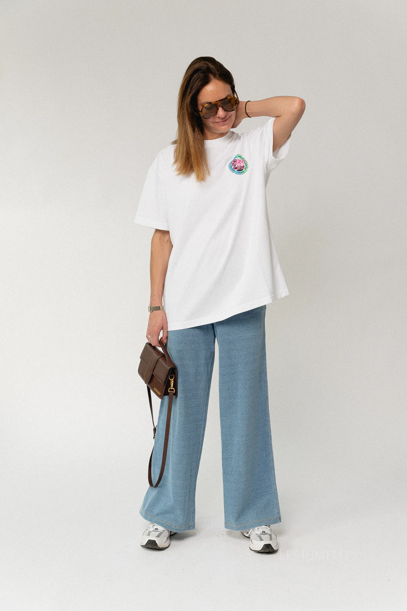 Lidia oversized T-shirt white - Image 5