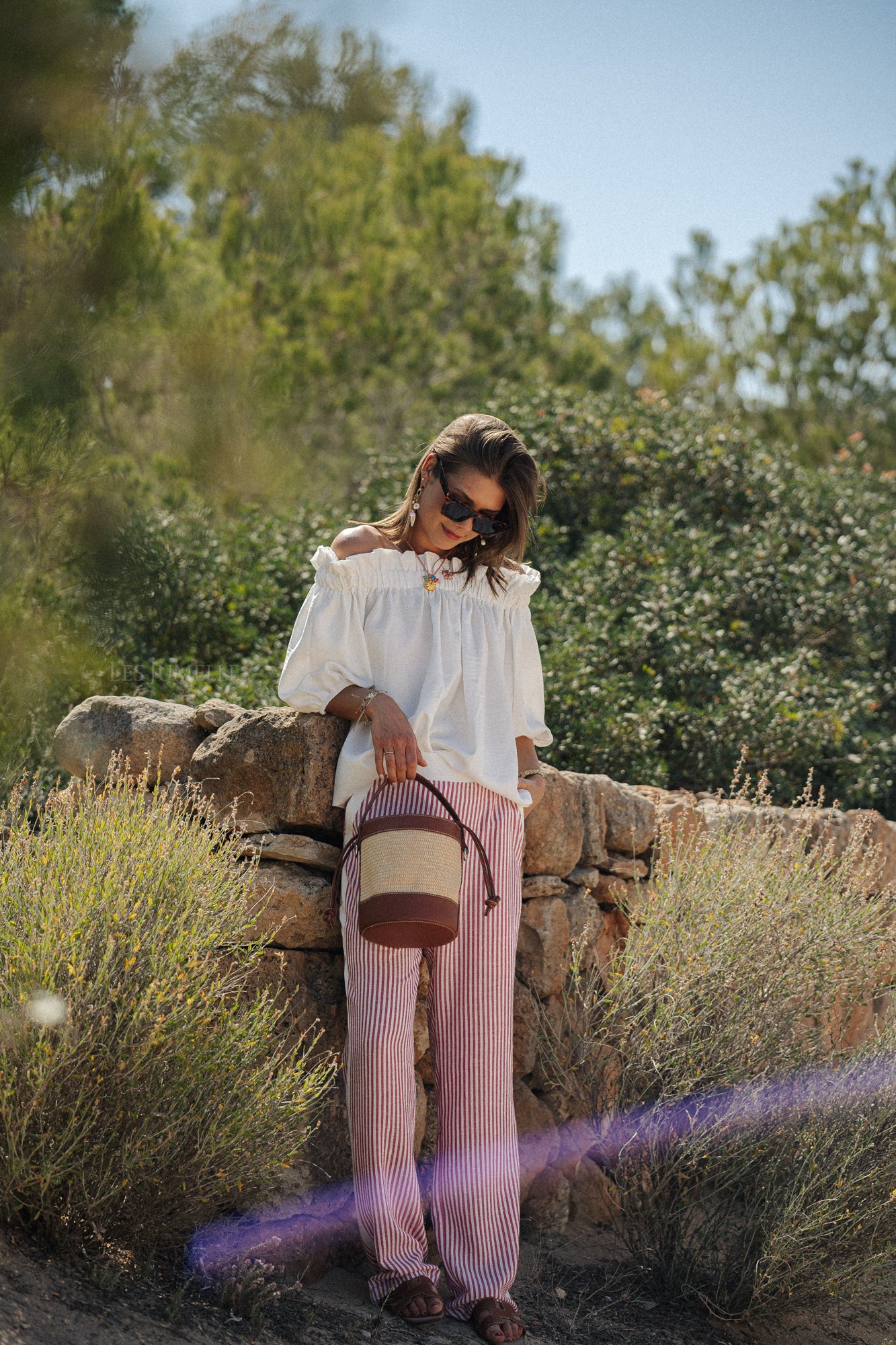 Lila striped pants red/offwhite - Image 17