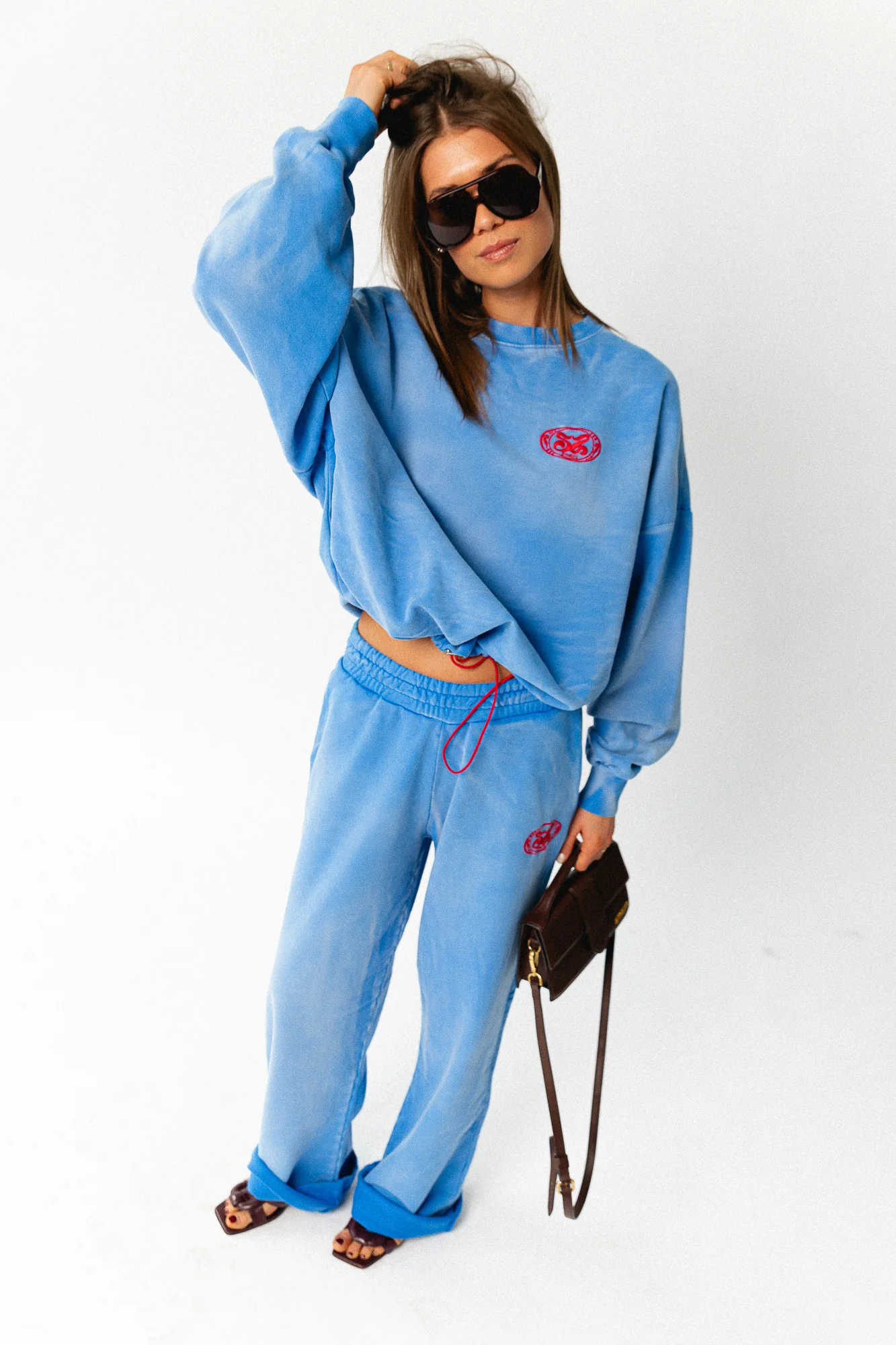 Livia oversized sweater blue - Image 6