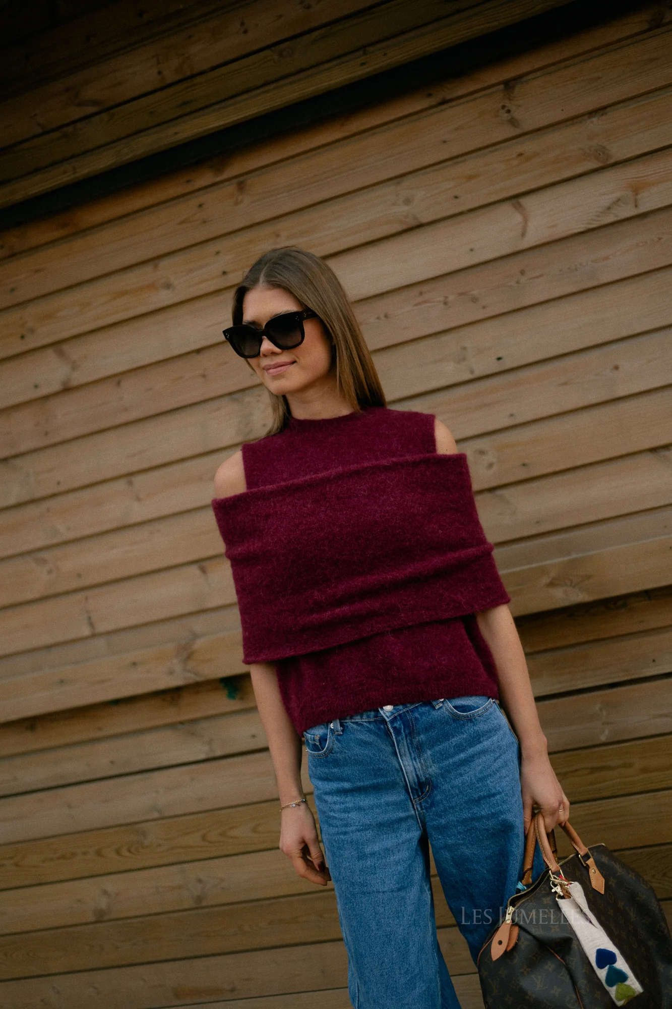 Louelle jumper burgundy - Image 11