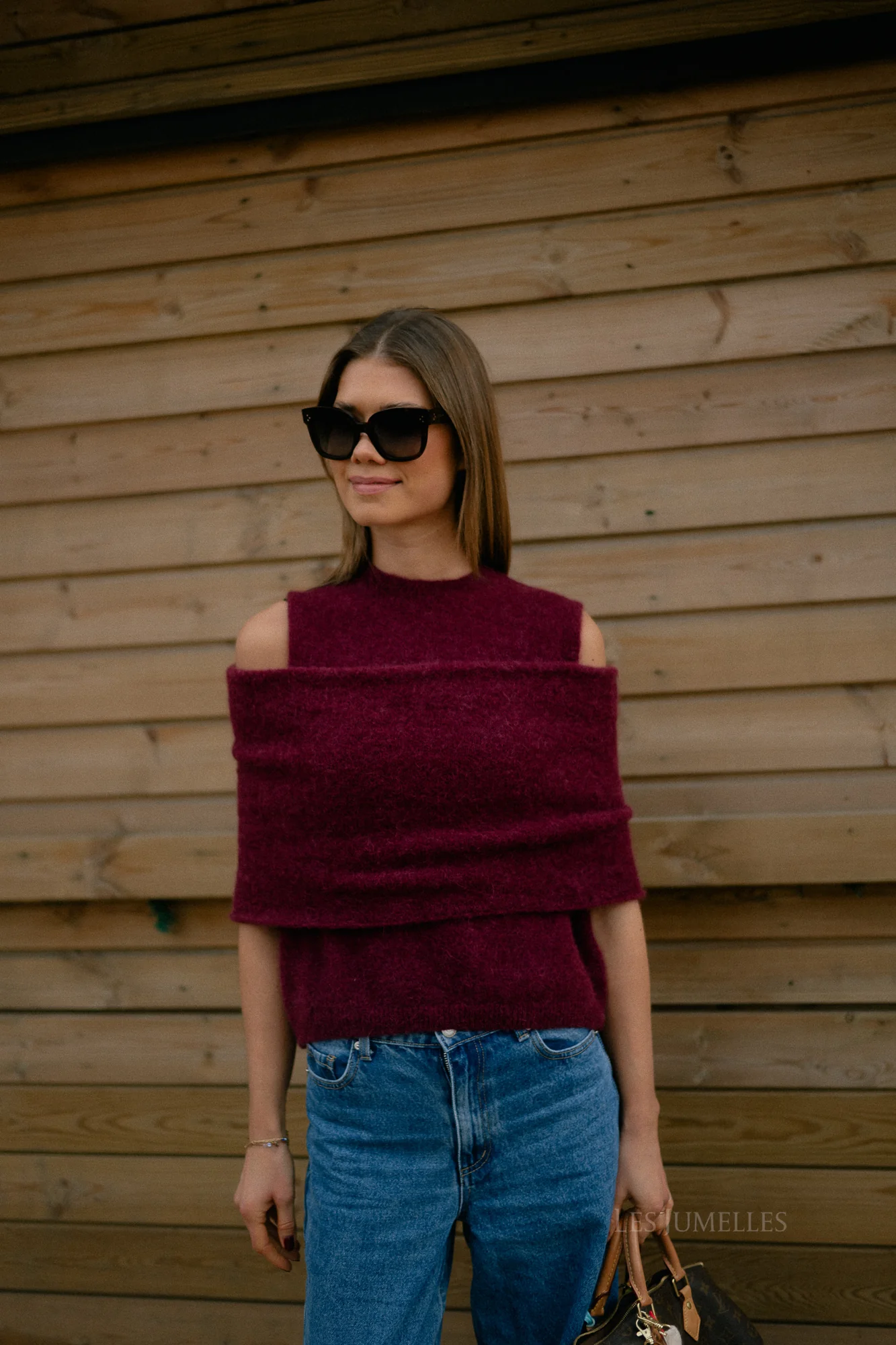 Louelle jumper burgundy - Image 12