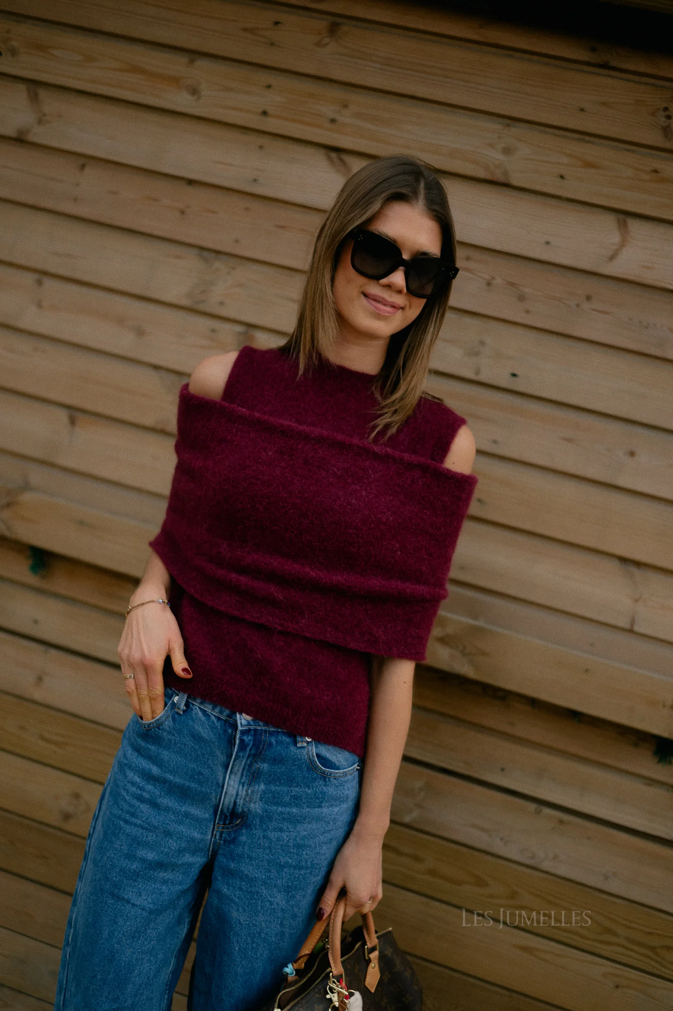Louelle jumper burgundy - Image 14