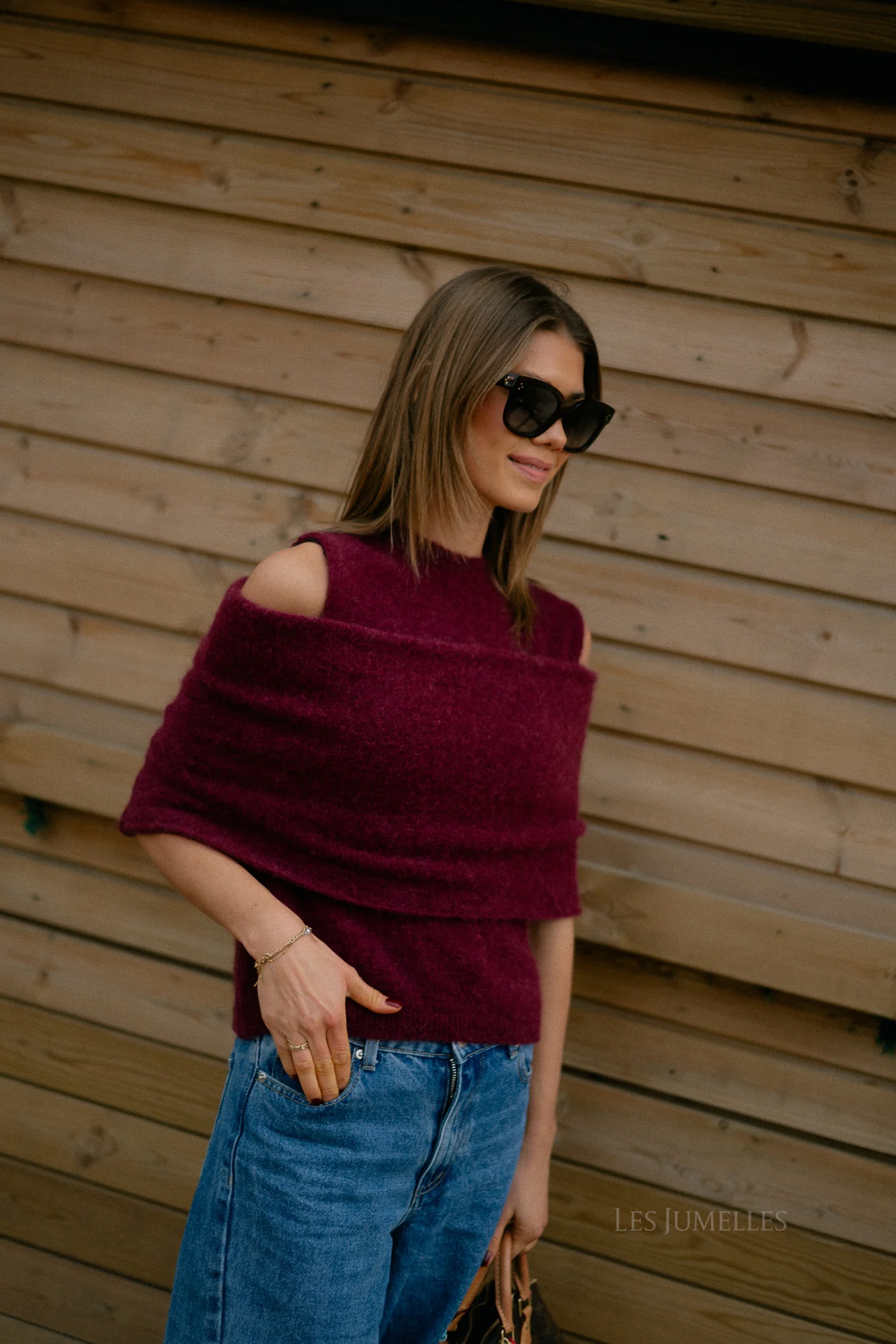 Louelle jumper burgundy - Image 16