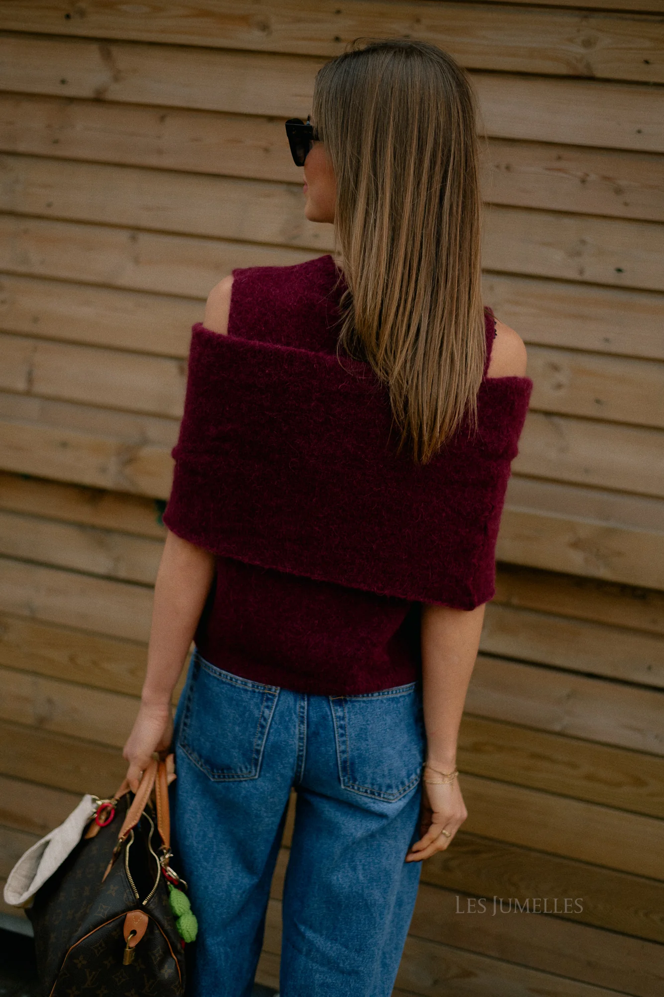 Louelle jumper burgundy - Image 8