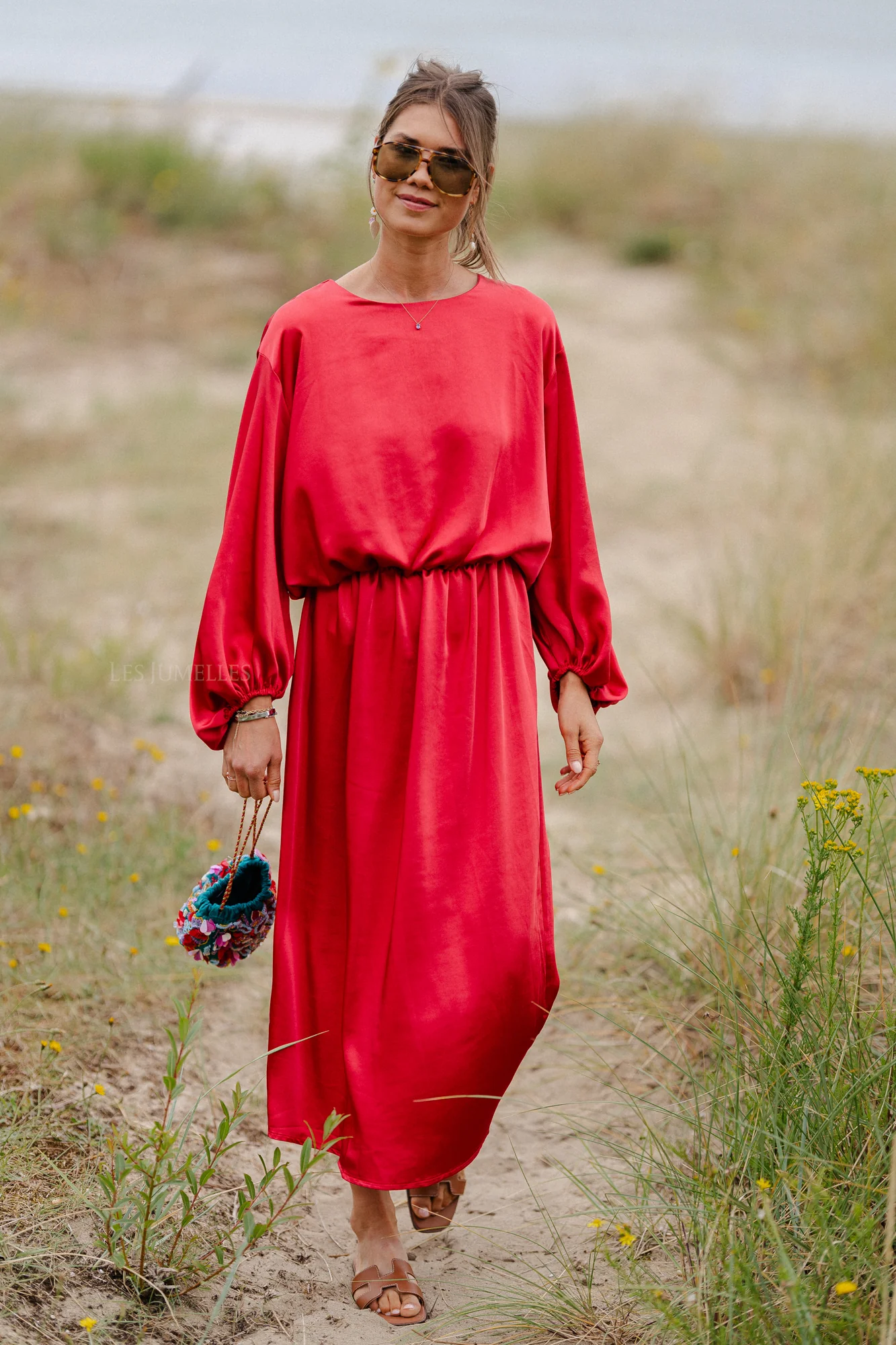Lucia dress jester red