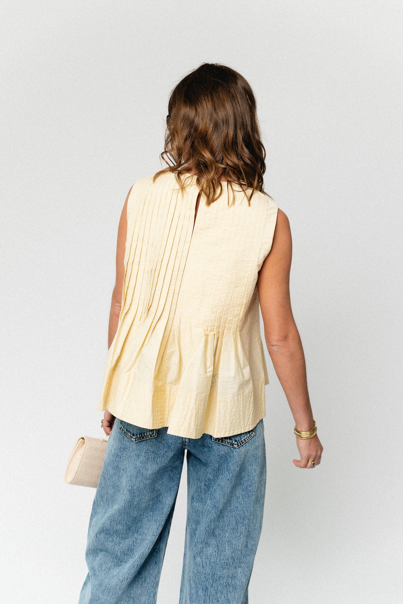 Luigi top butter yellow - Image 4