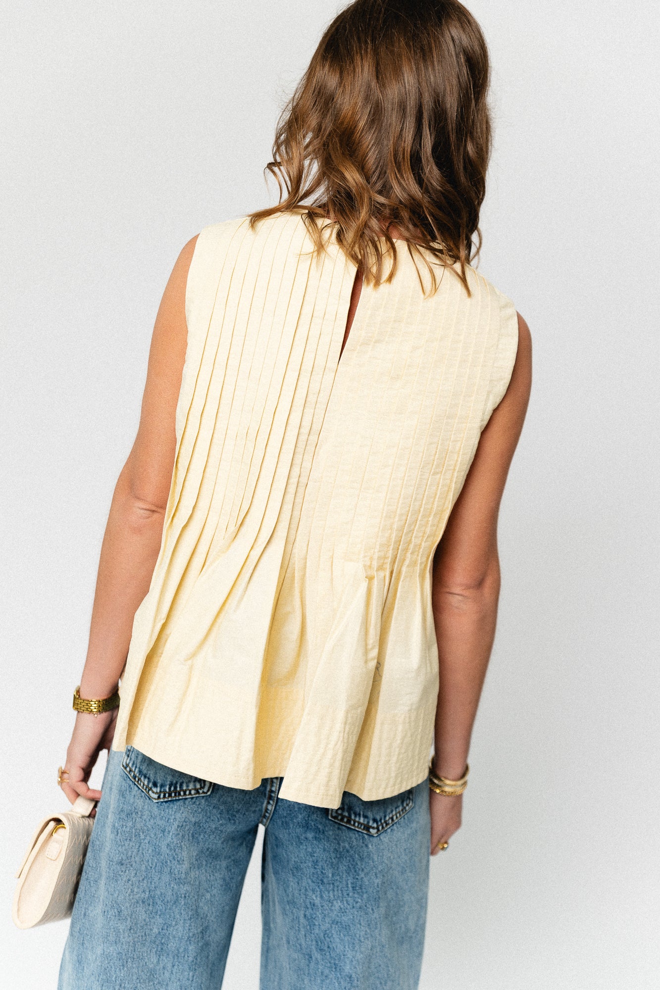 Luigi top butter yellow - Image 7