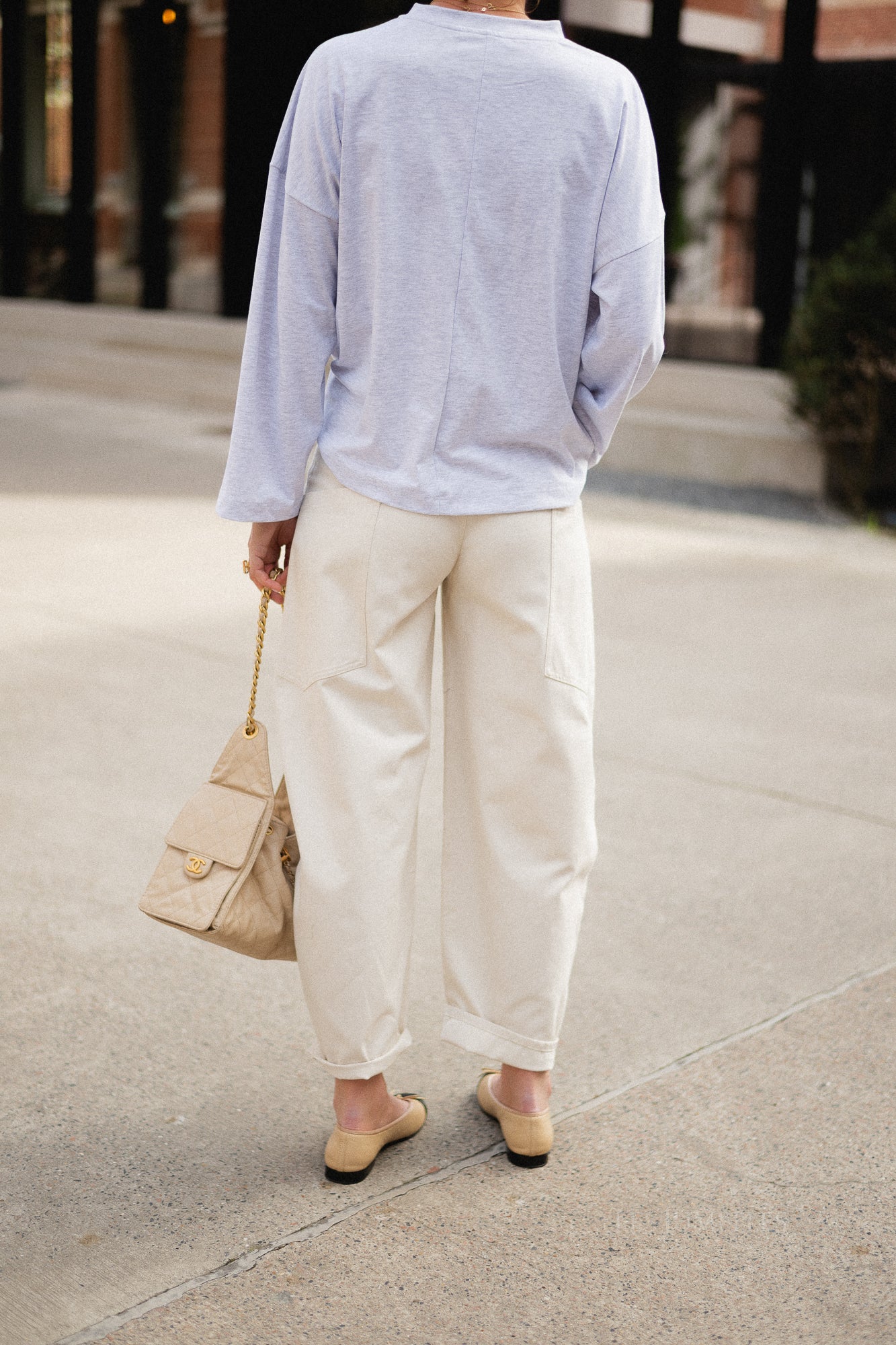 Manon longsleeve grey melange - Image 6