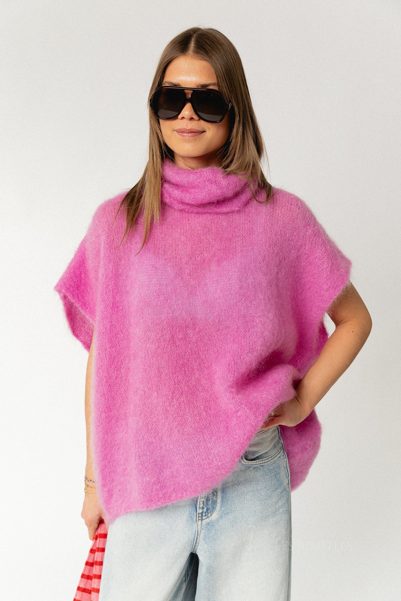Manon roll neck jumper orchid - Image 2