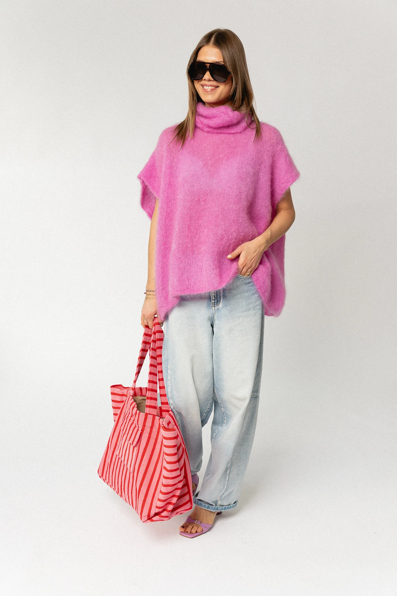 Manon roll neck jumper orchid - Image 4