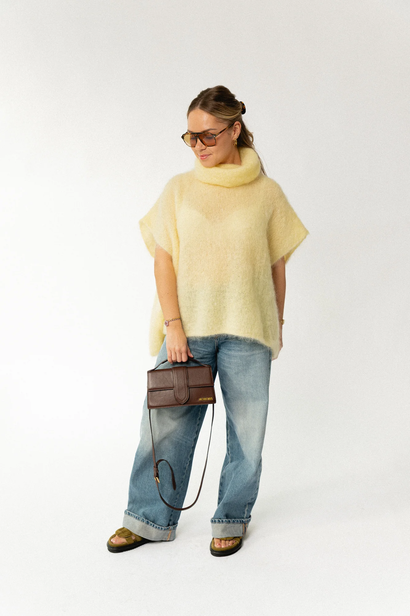 Manon roll neck jumper light yellow - Image 5