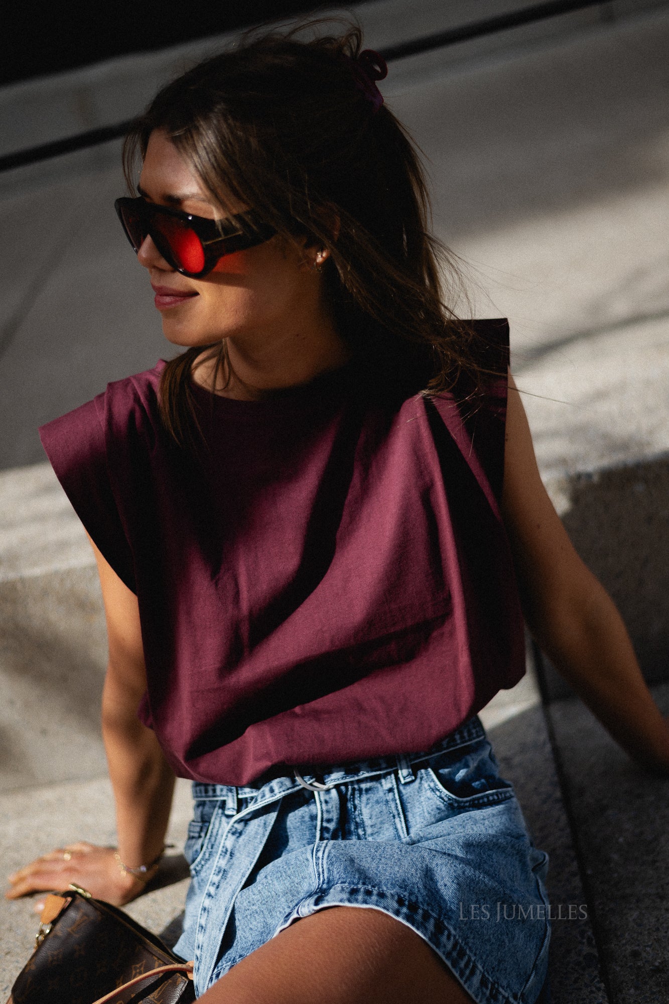 Marcha T-shirt plum - Image 2