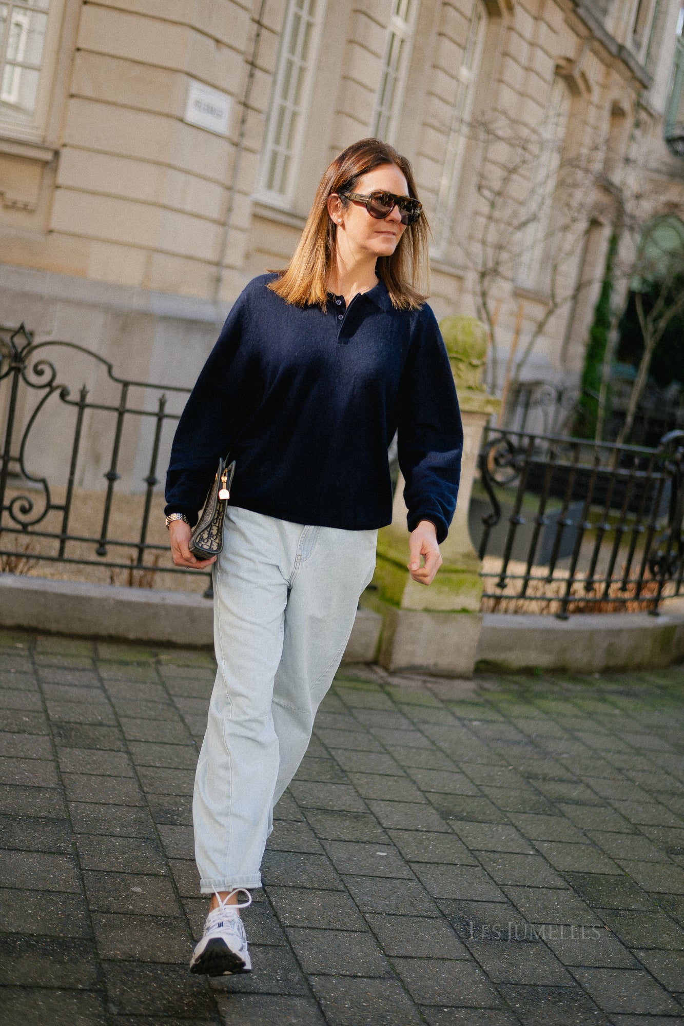 Margot barrel jeans light blue denim - Image 7
