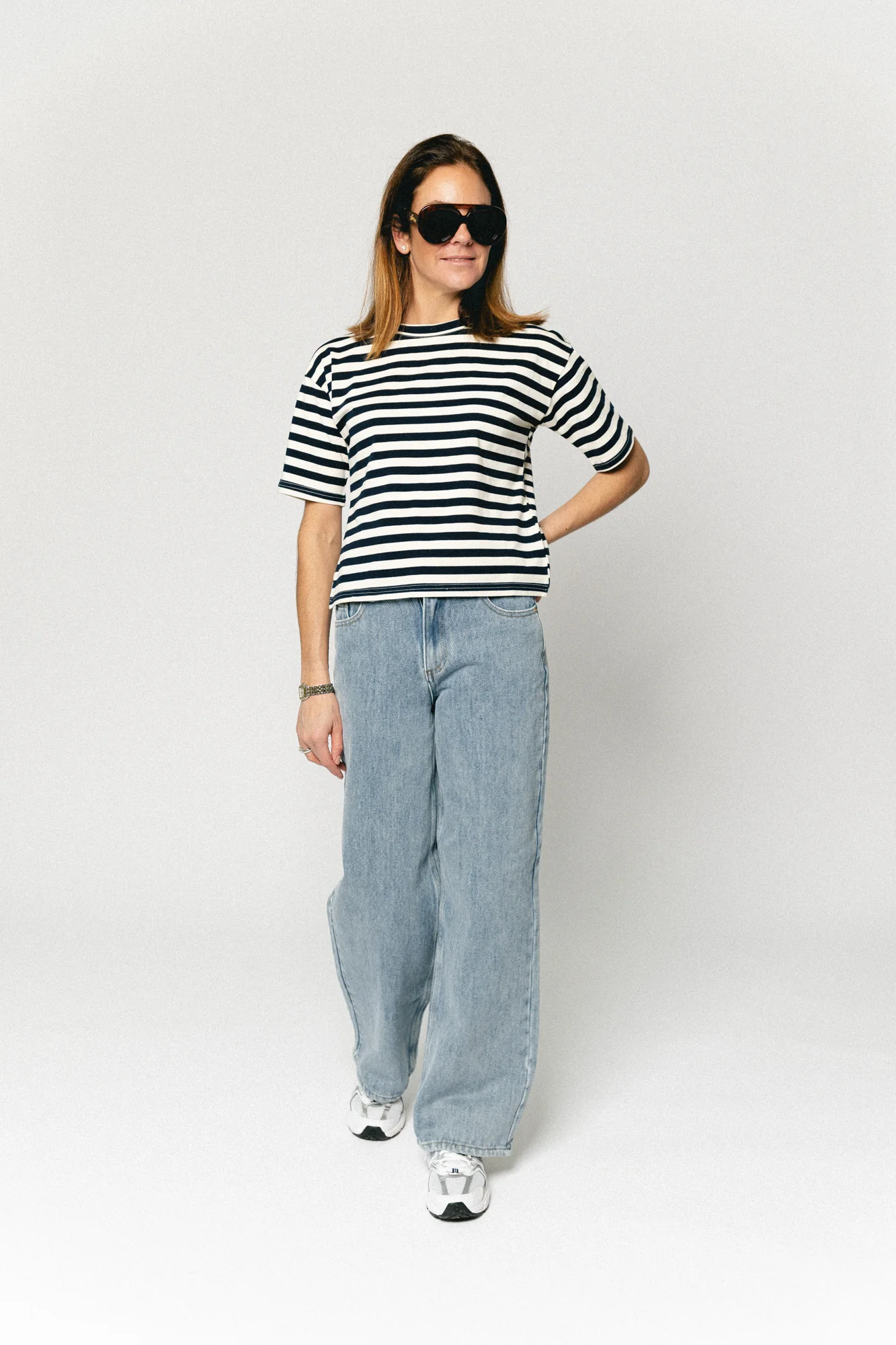 Martilo striped T-shirt navy blue - Image 5