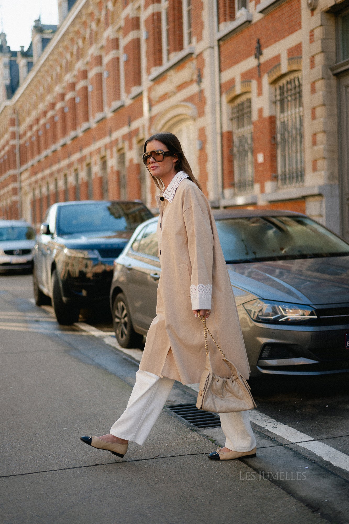 Melanie oversized trenchcoat beige - Image 7