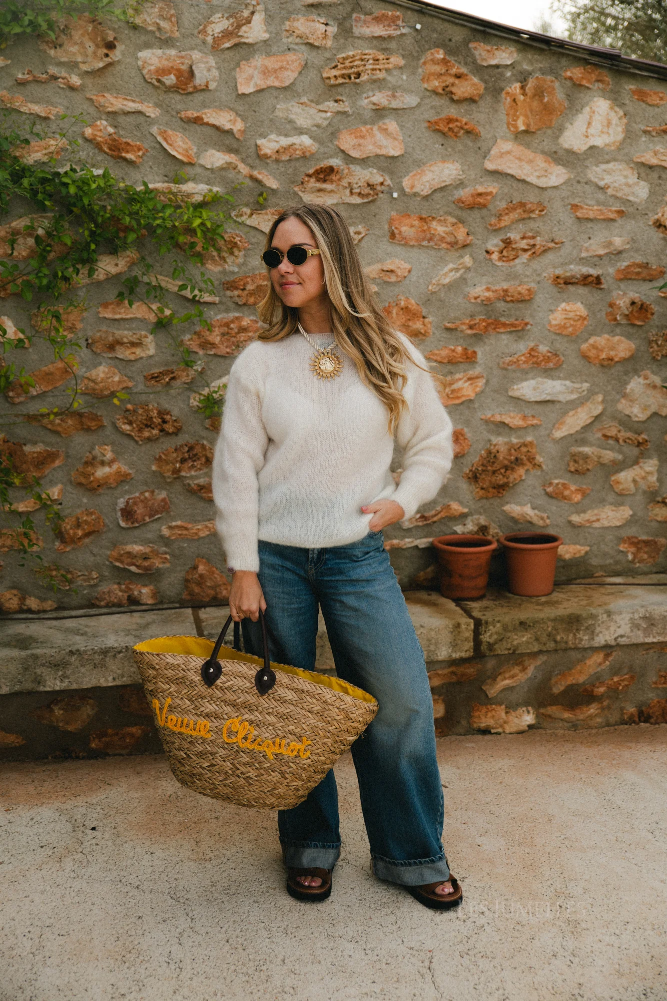 Molly mohair jumper ecru - Image 2