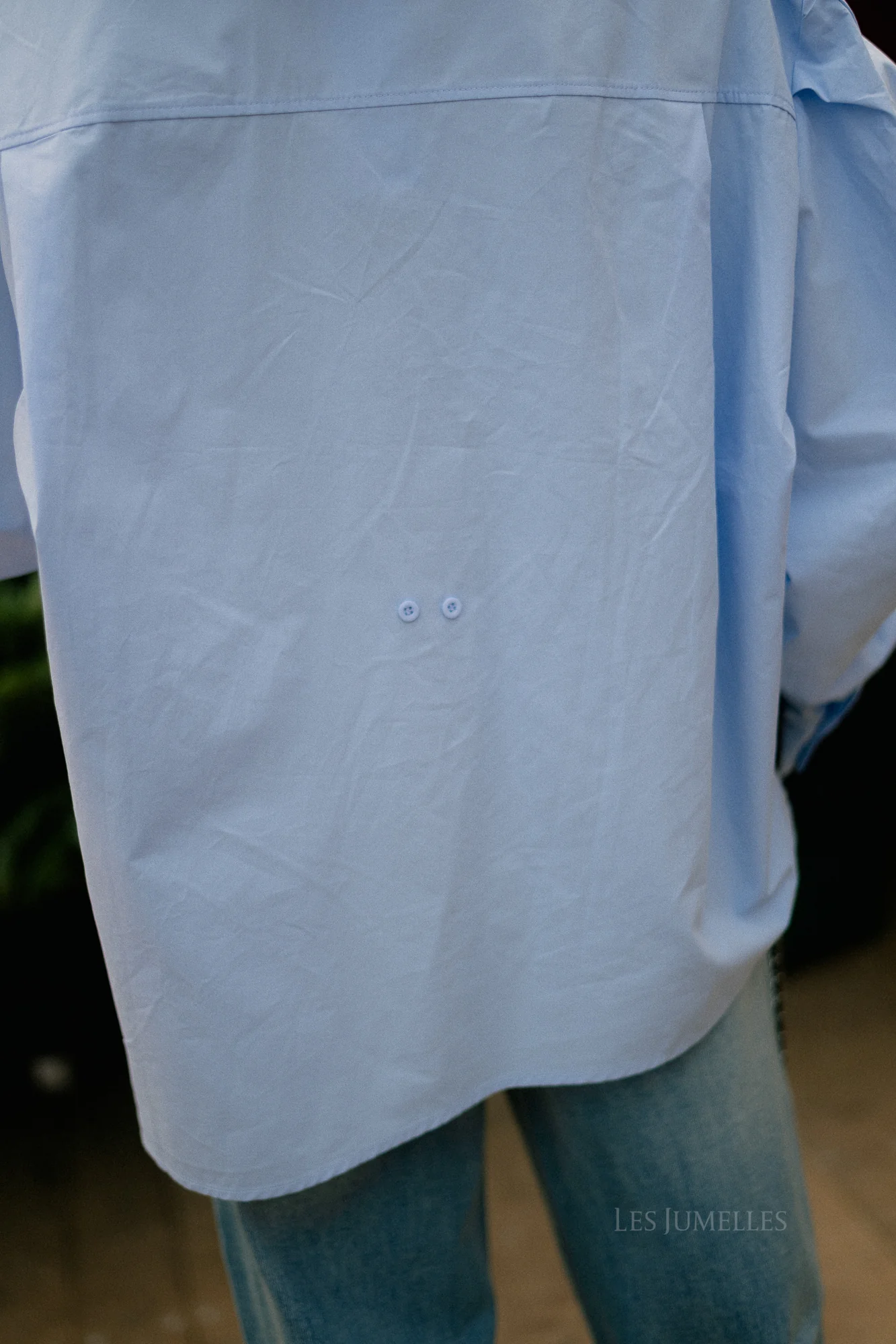 Nathalie oversized shirt light blue - Image 7