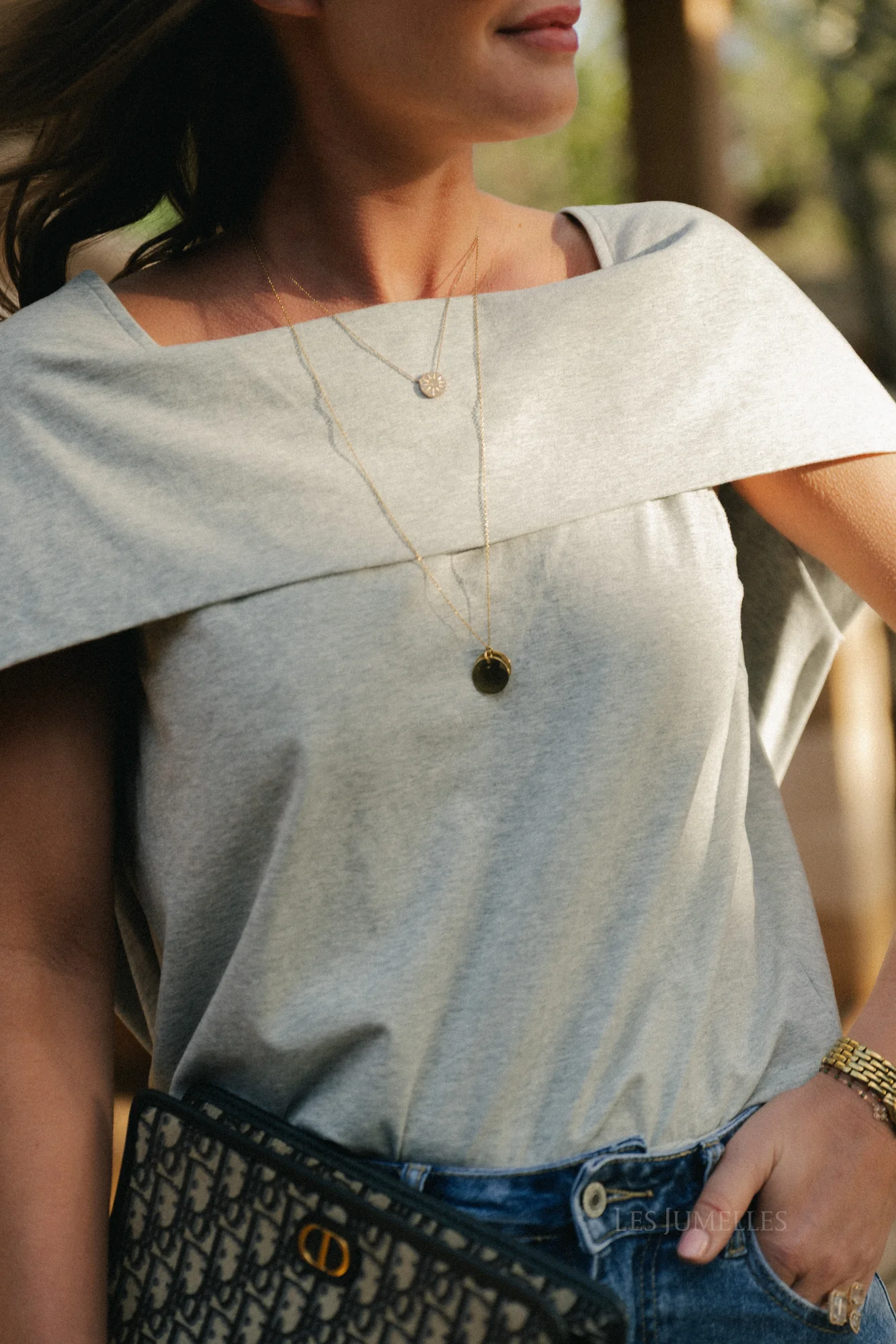 Noemie T-shirt grey - Image 5