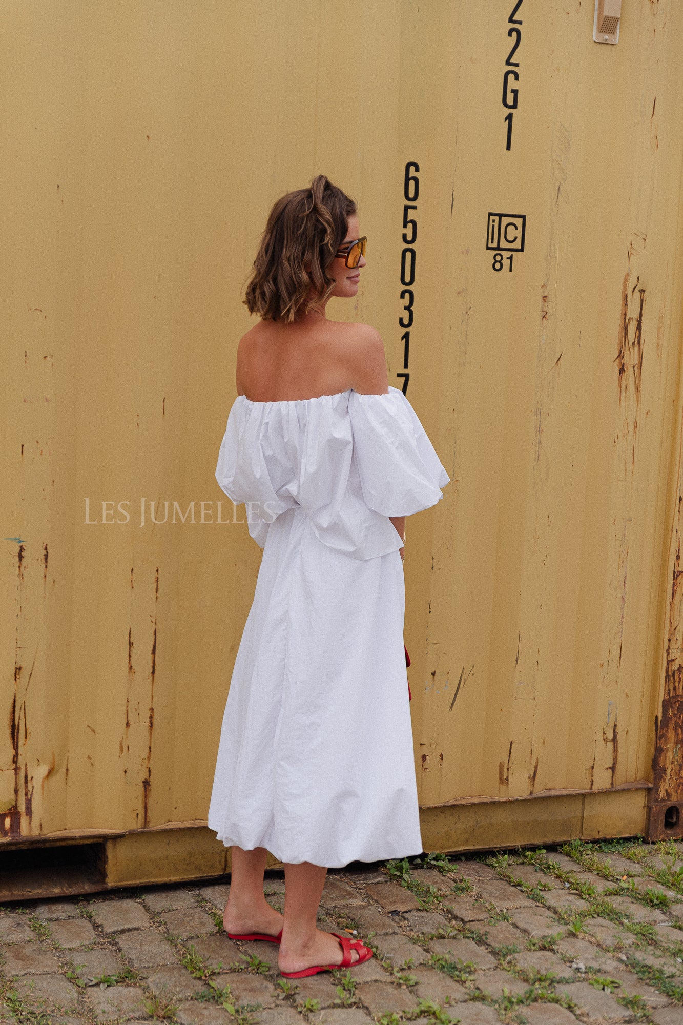 OBJetta MW long balloon skirt cloud dancer - Image 8