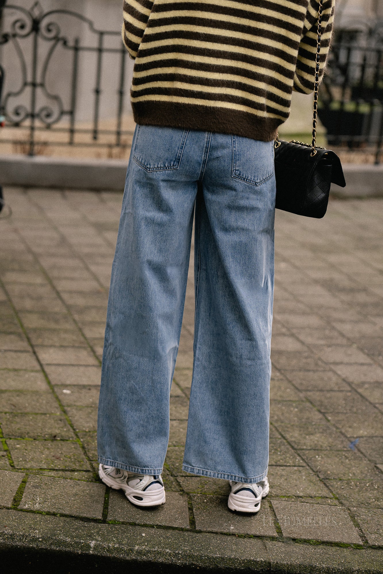 OBJLuca MW wide loose jeans light blue denim - Image 8