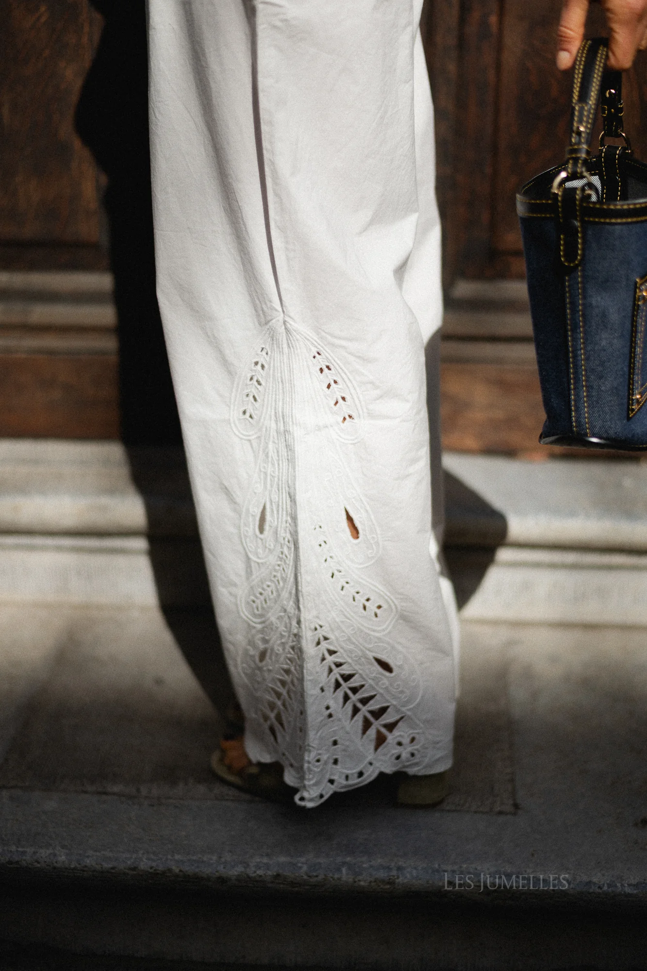 OBJMadia MW wide pant cloud dancer - Image 3