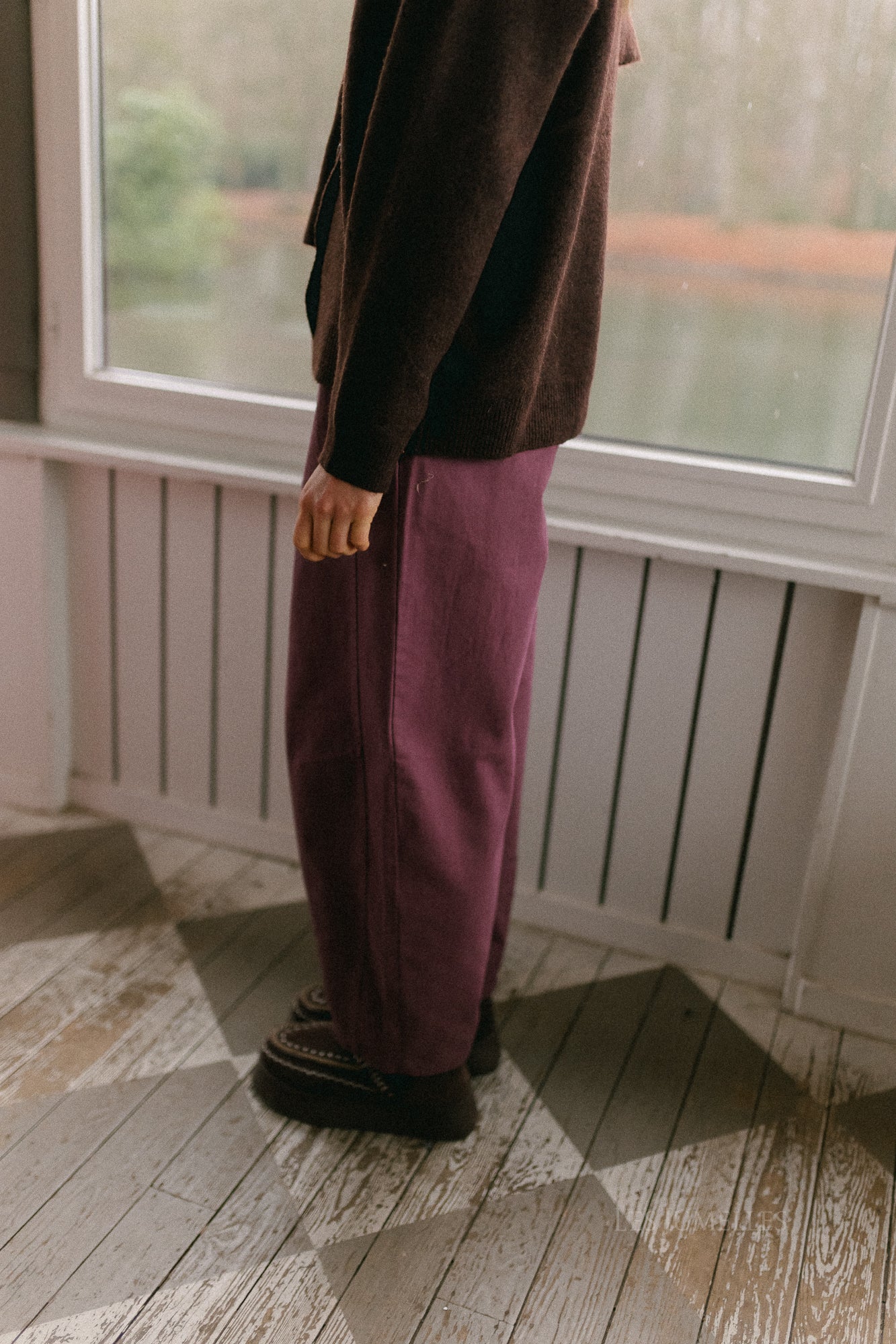 OBJNatalie MW loose pant rose brown - Image 5