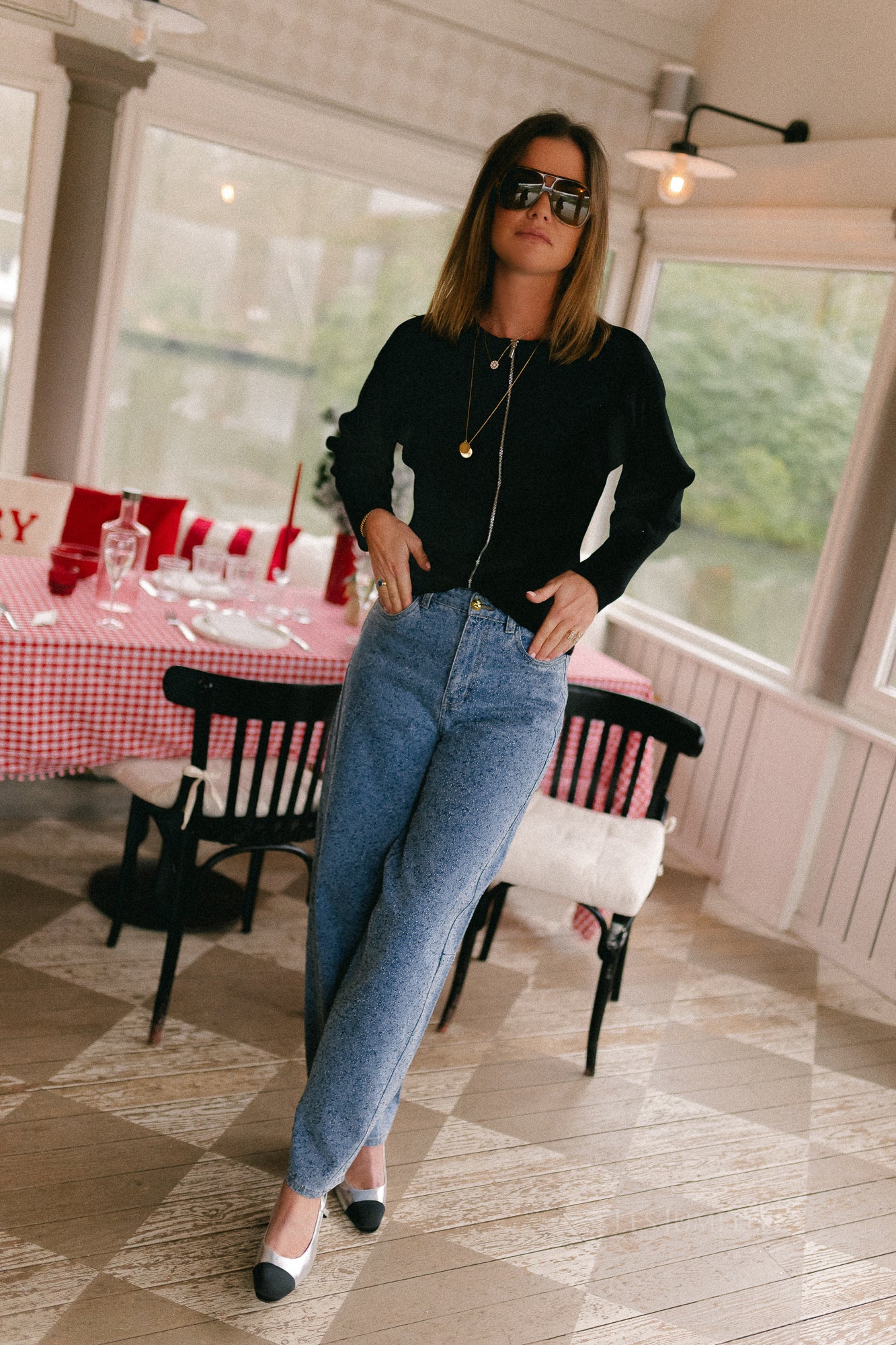 OBJReynard LS knit cardigan black - Image 4