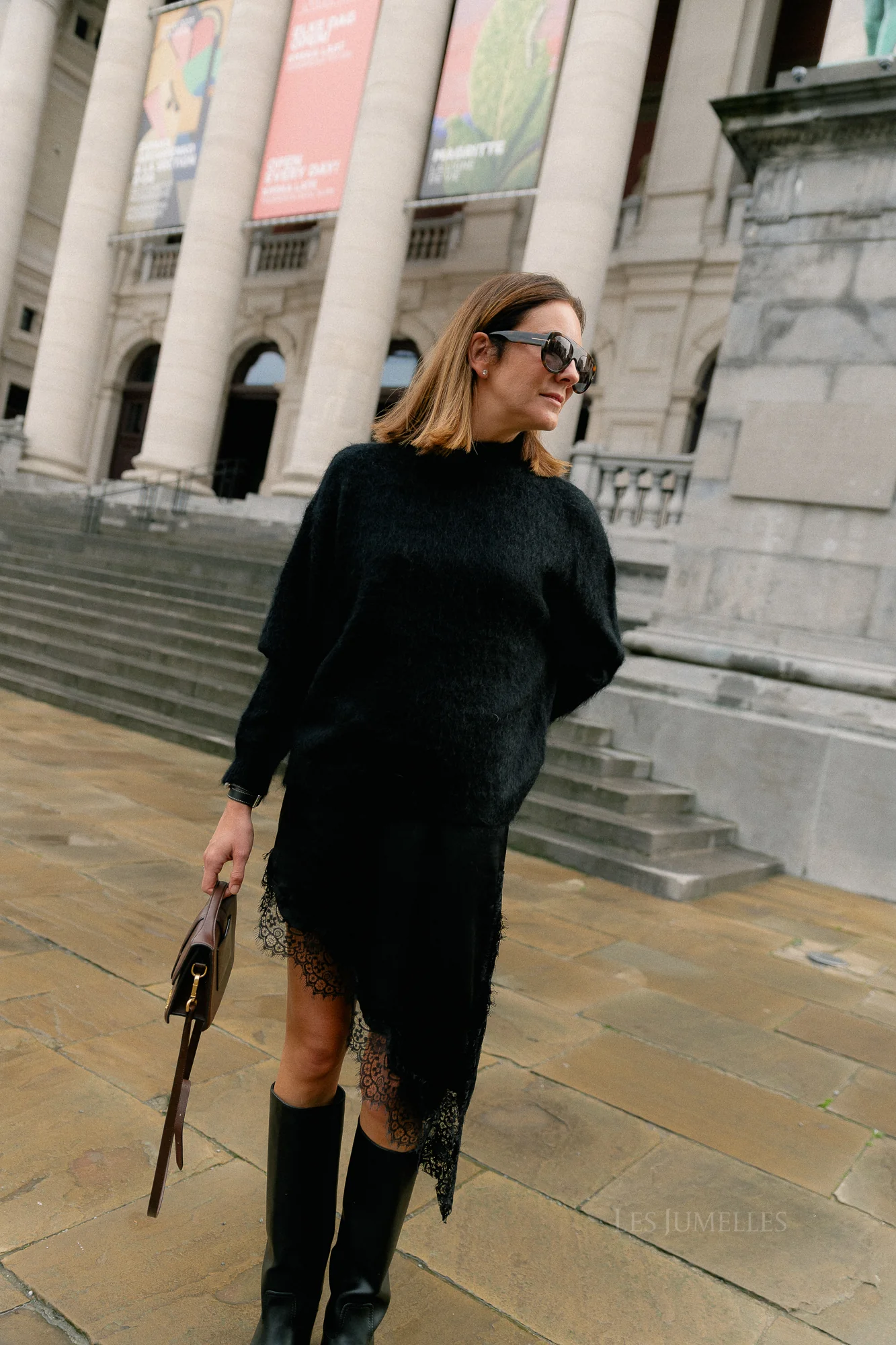 Odette lace skirt black - Image 14