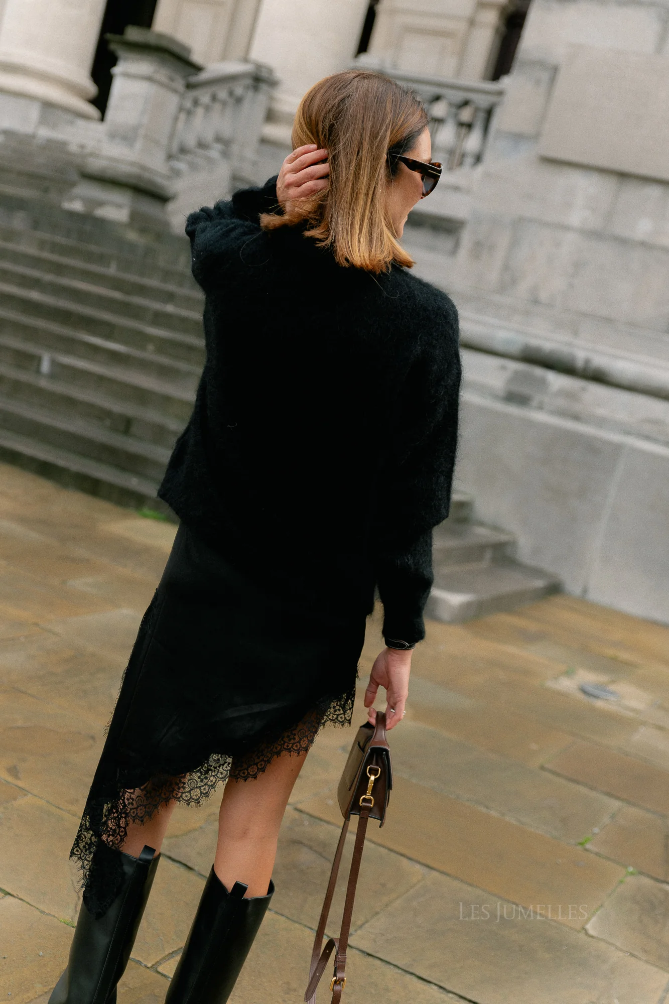 Odette lace skirt black - Image 27