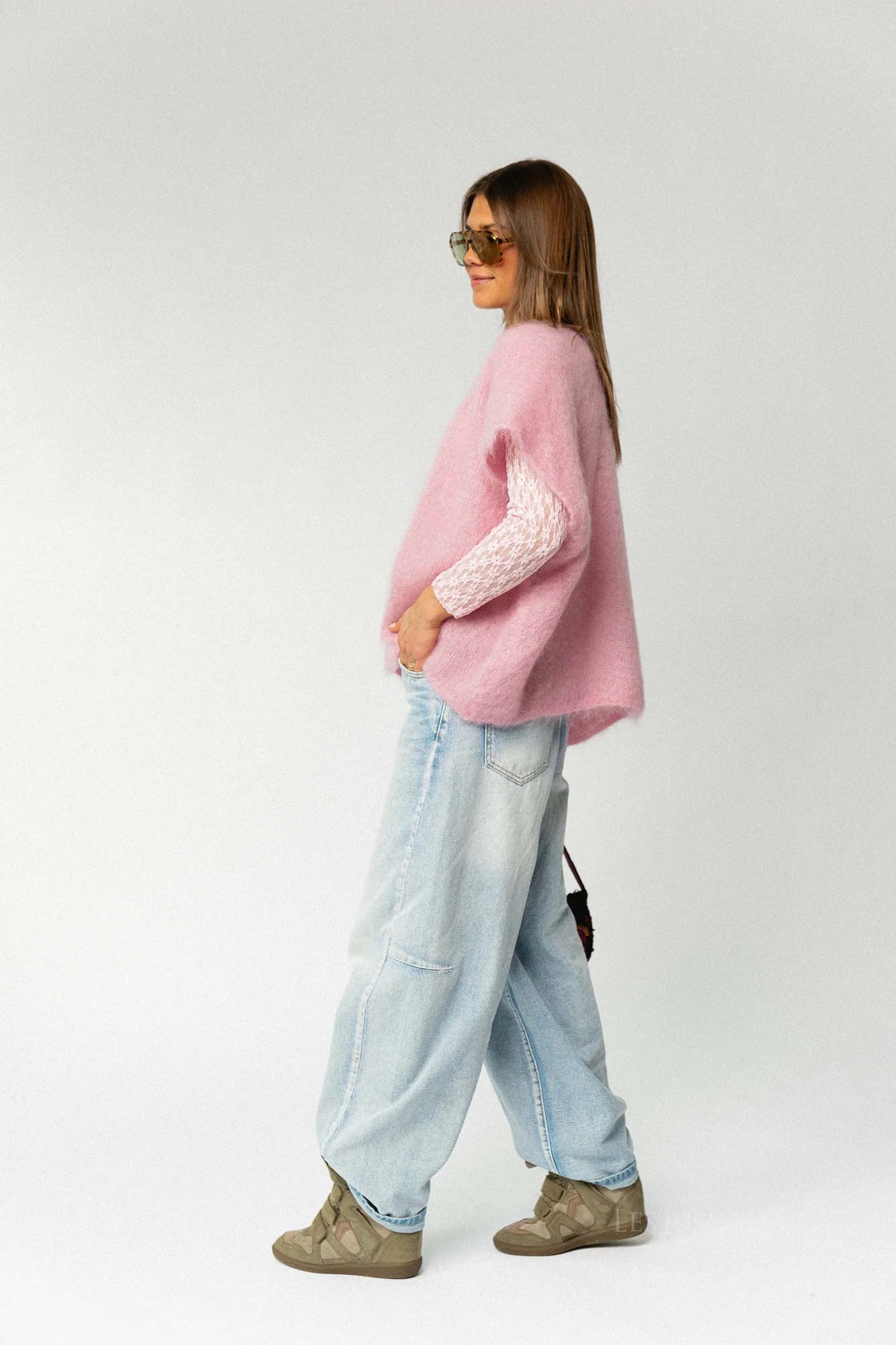 Odile jumper powder pink - Image 3