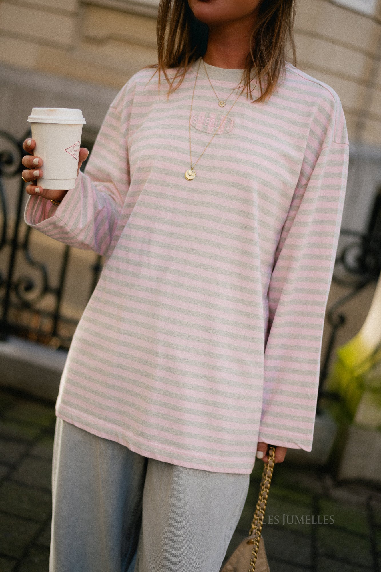 Pia skate tee wide sleeves pink - Image 7