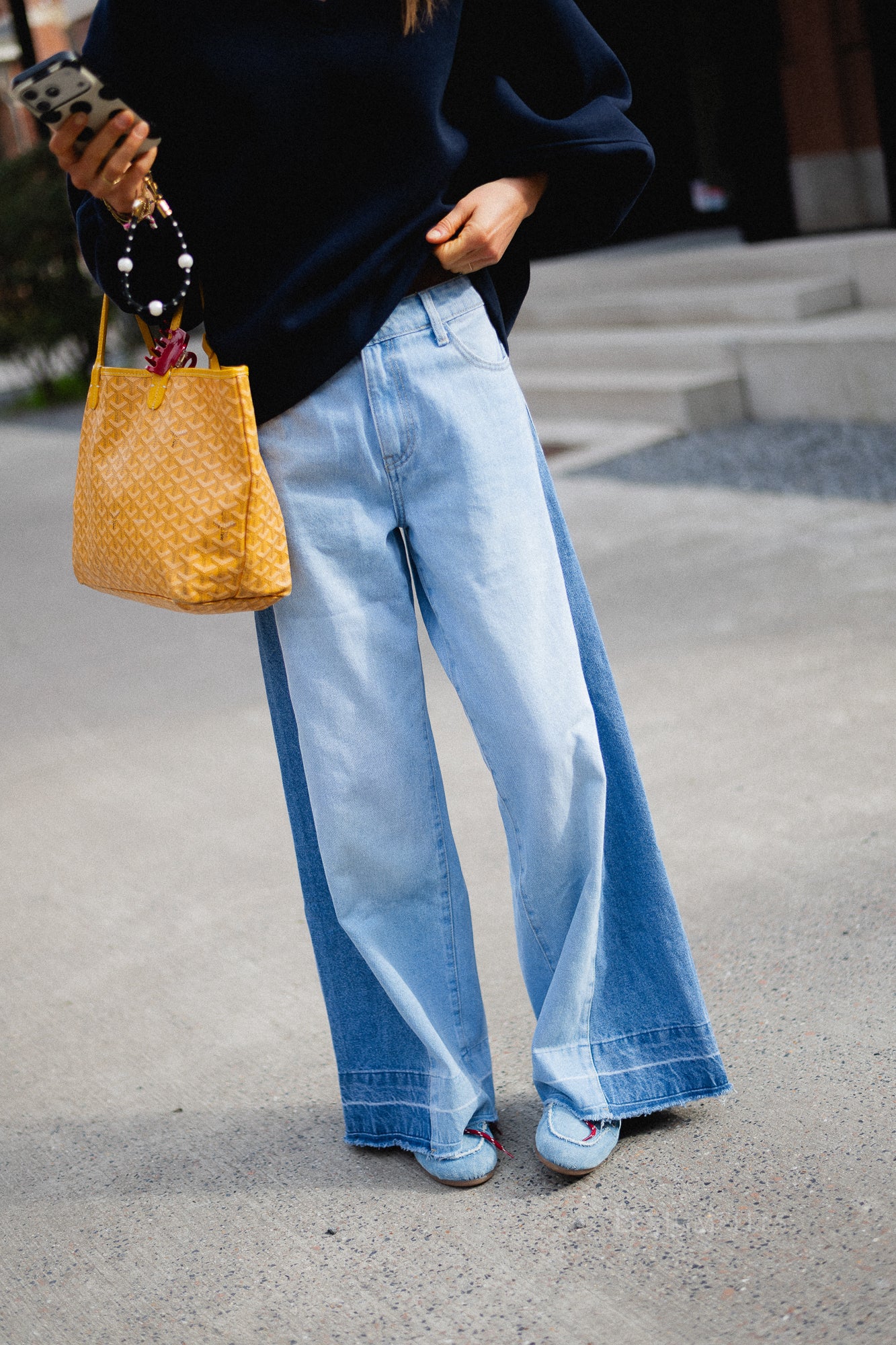 Piper bi-color jeans light blue