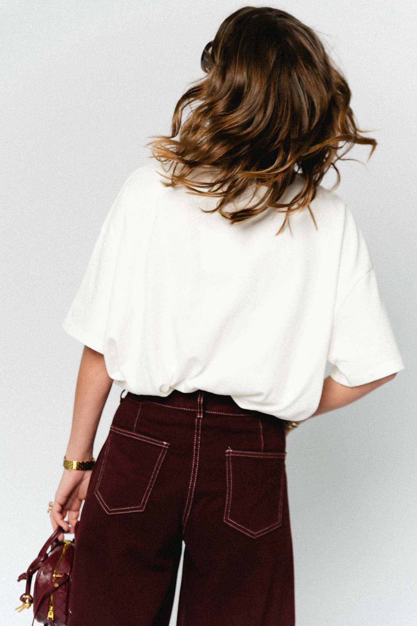 Posey oversized T-shirt ecru - Image 3