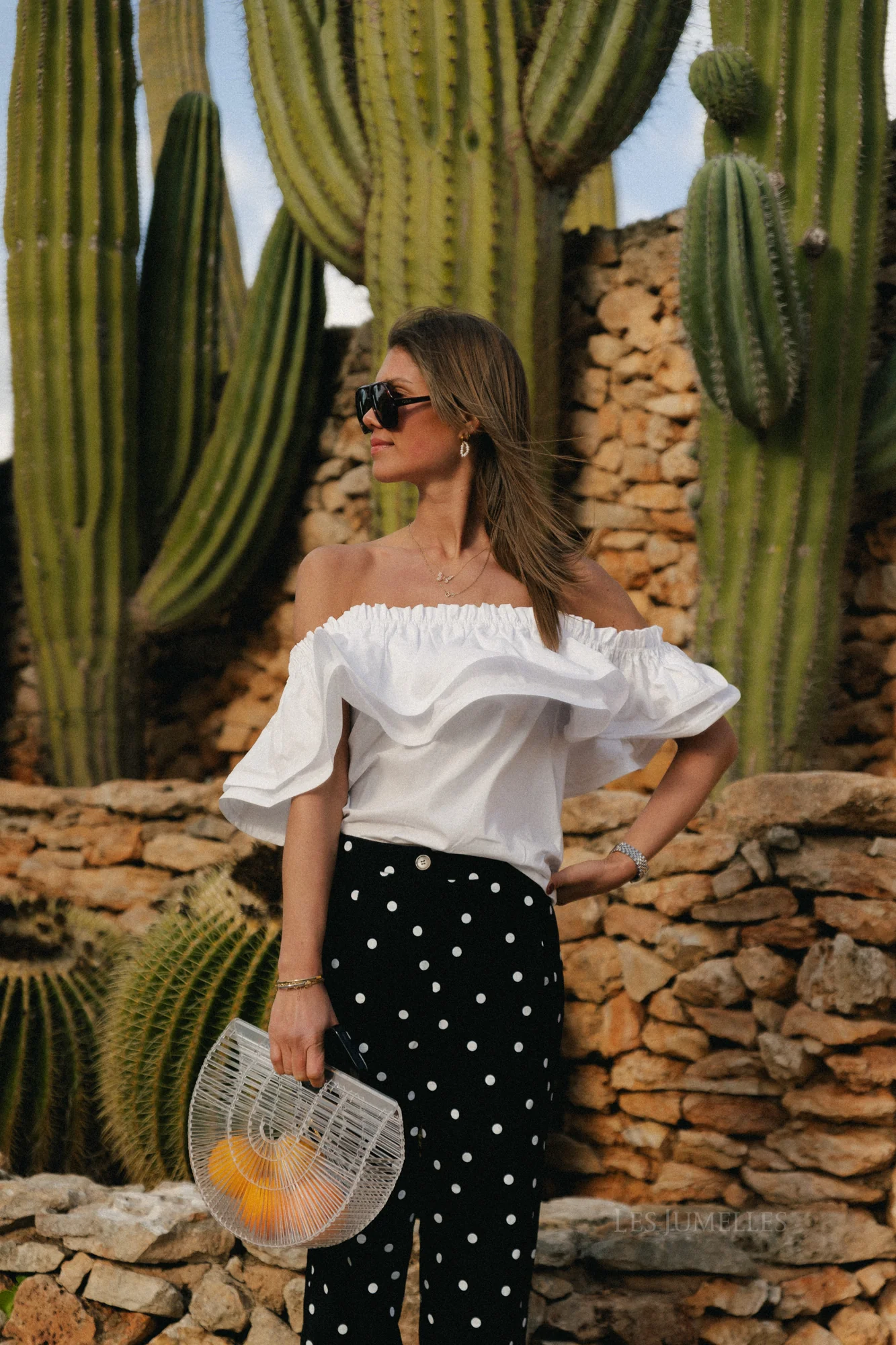 Rhea one shoulder top white - Image 4