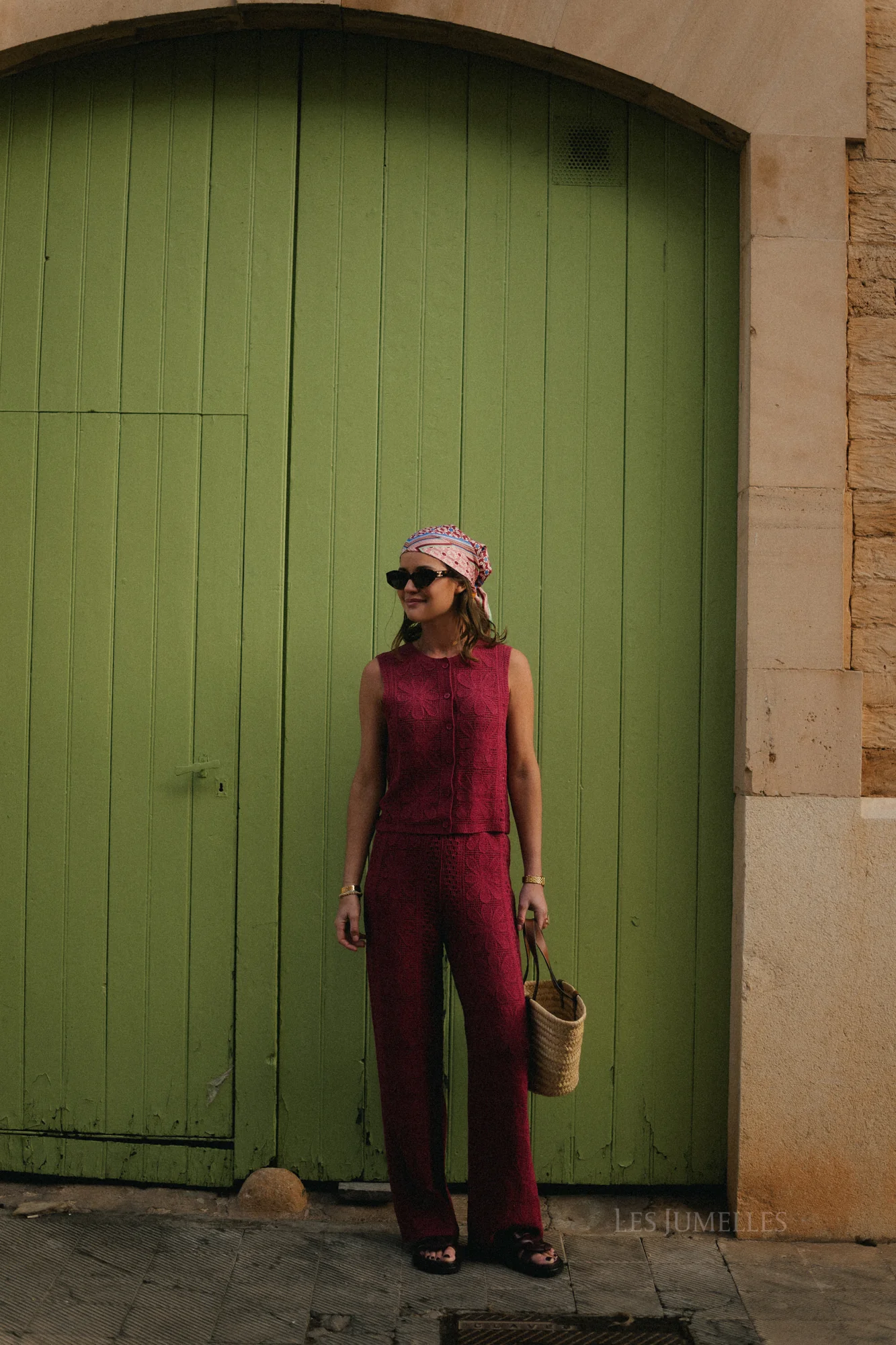 Silvy crochet pants mauvewood - Image 6