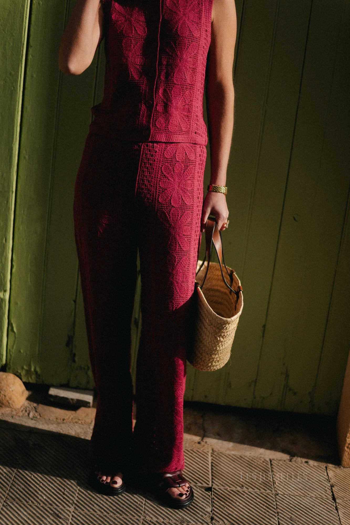 Silvy crochet pants mauvewood - Image 9