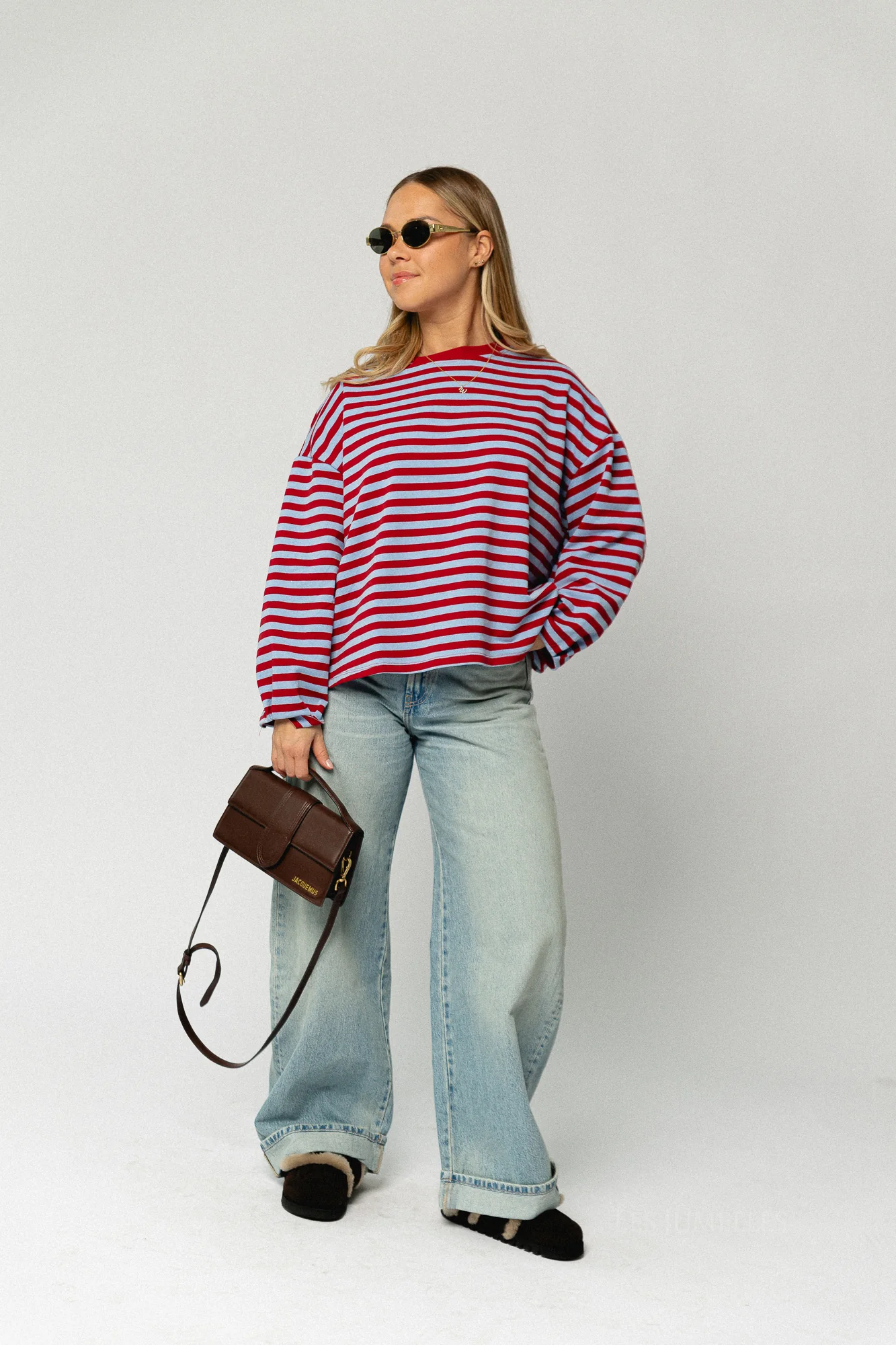 Silvy striped sweatshirt red/blue - Image 8