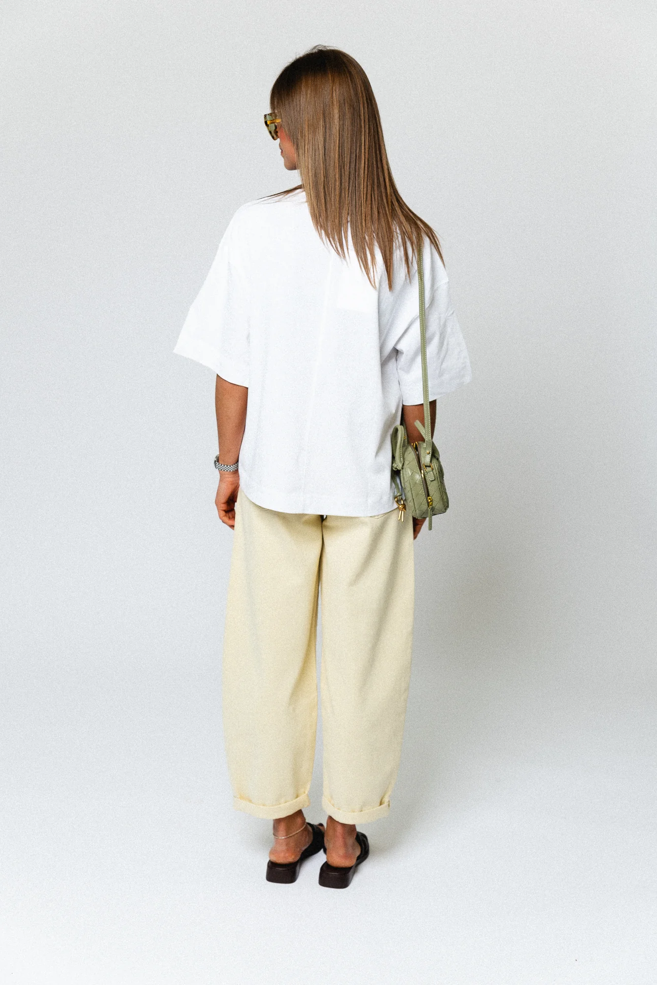 SLFColwoman 2/4 oversized tee bright white - Image 3