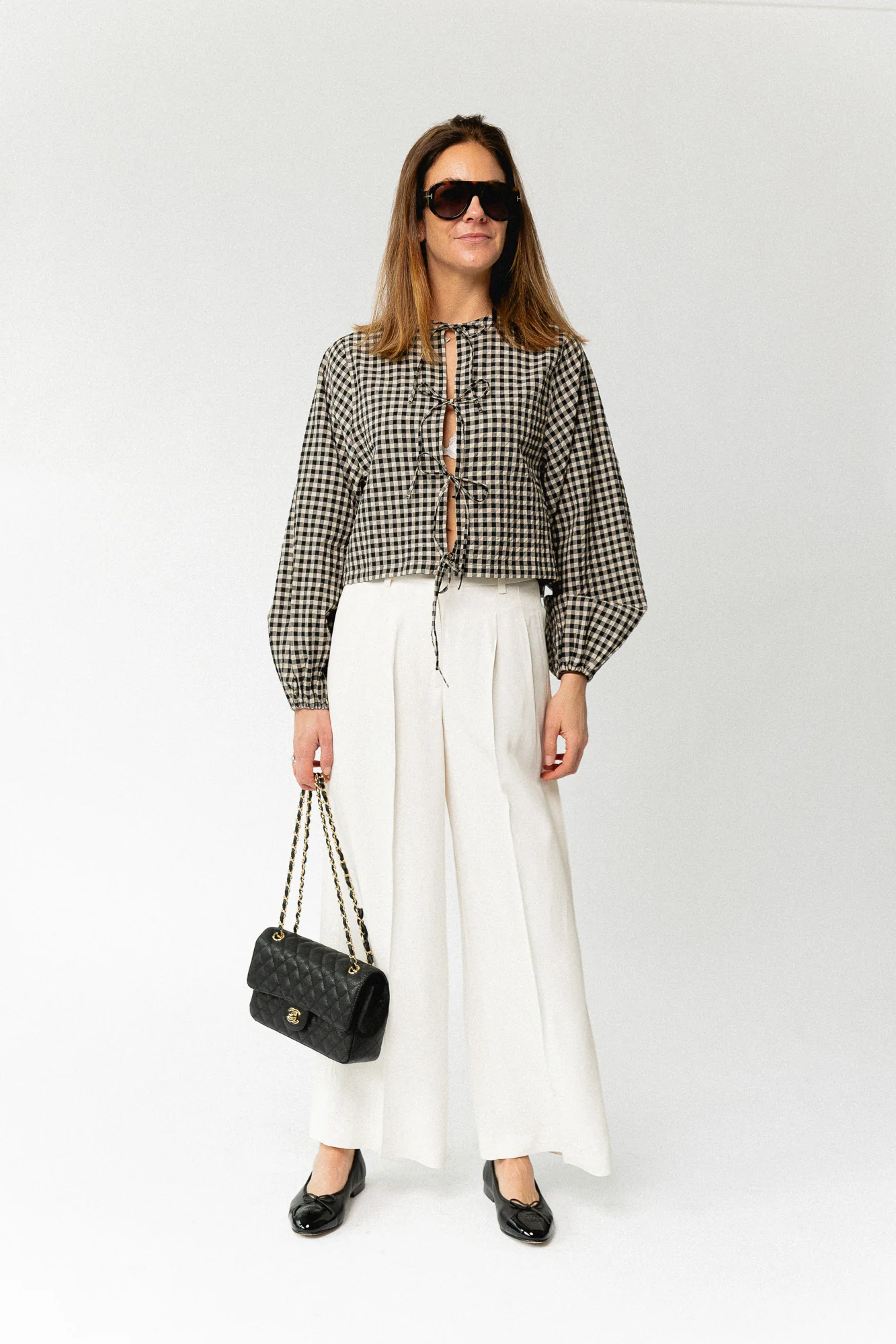 SLFExtra wide Ellie HW pants egret - Image 8