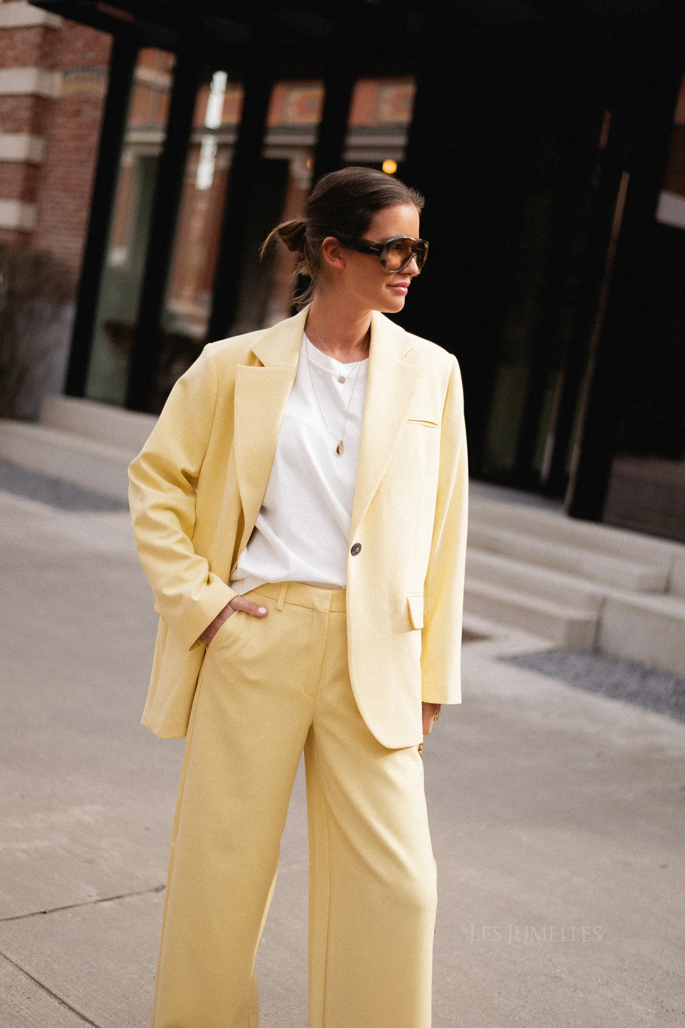 SLFRita oversized blazer italian straw - Image 3