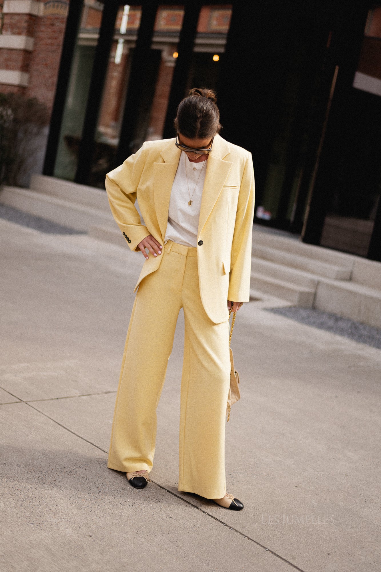 SLFRita Paxa wide pant italian straw - Image 16