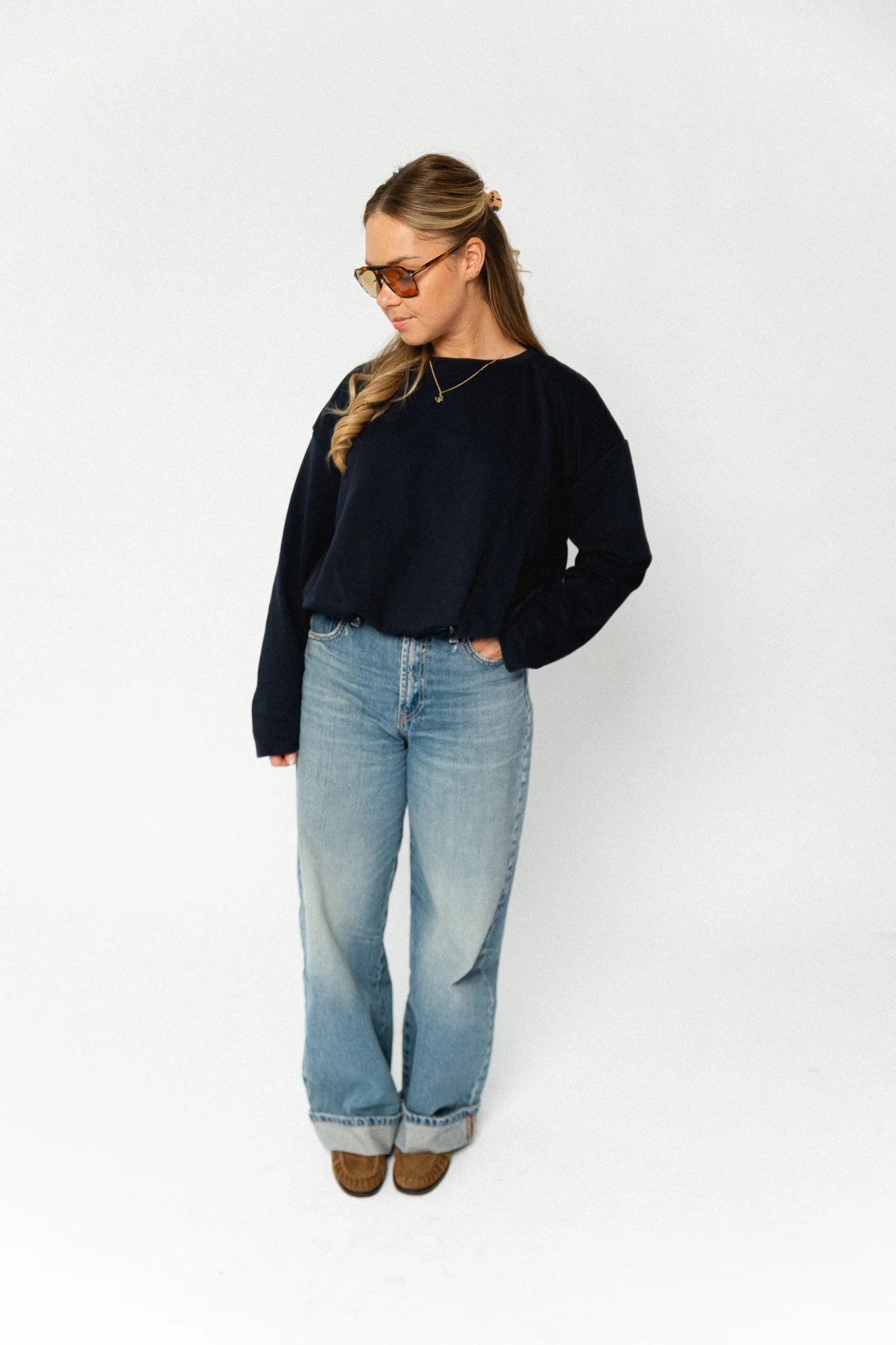 Syrah sweater navy - Image 5