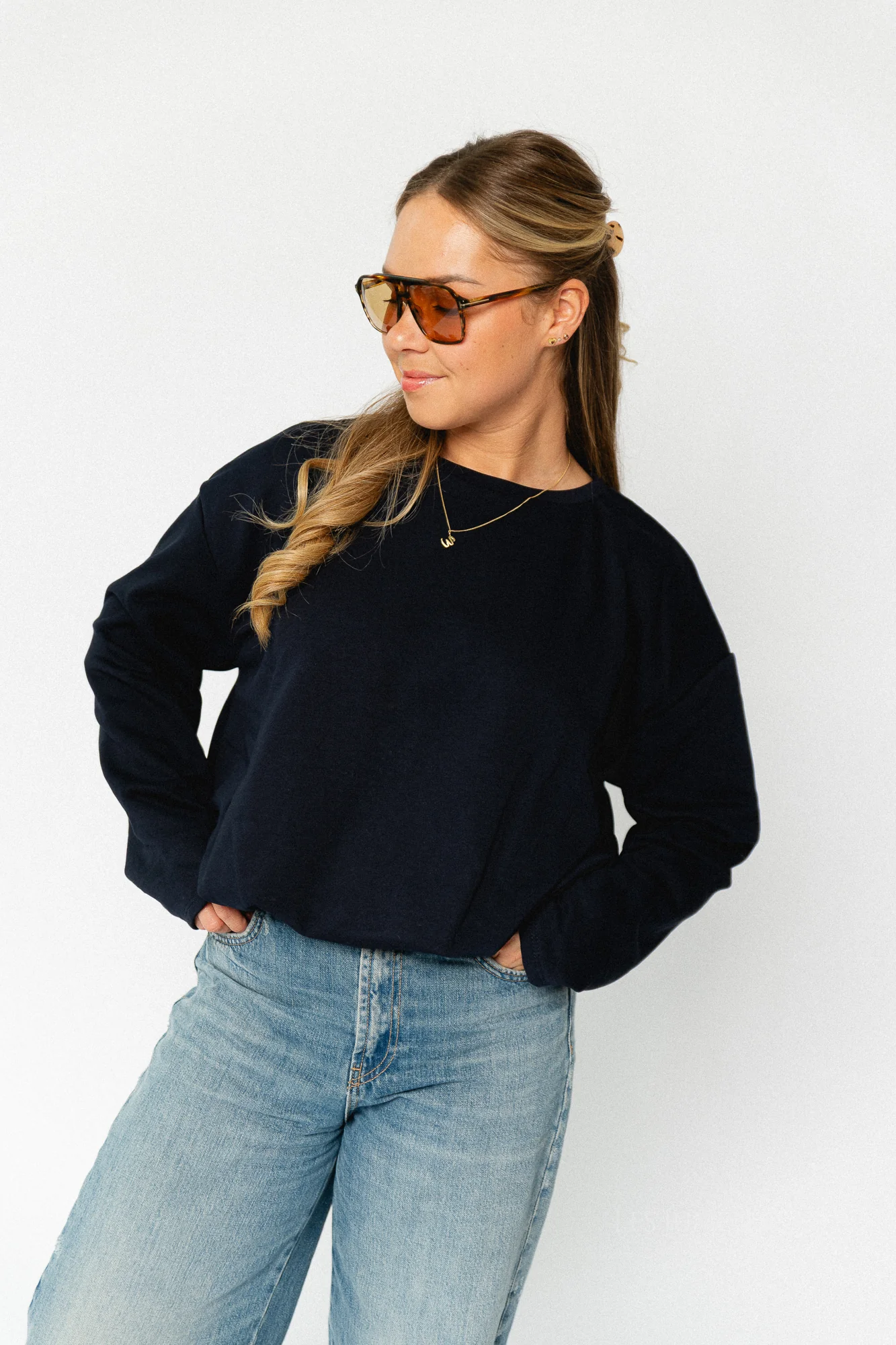 Syrah sweater navy - Image 6
