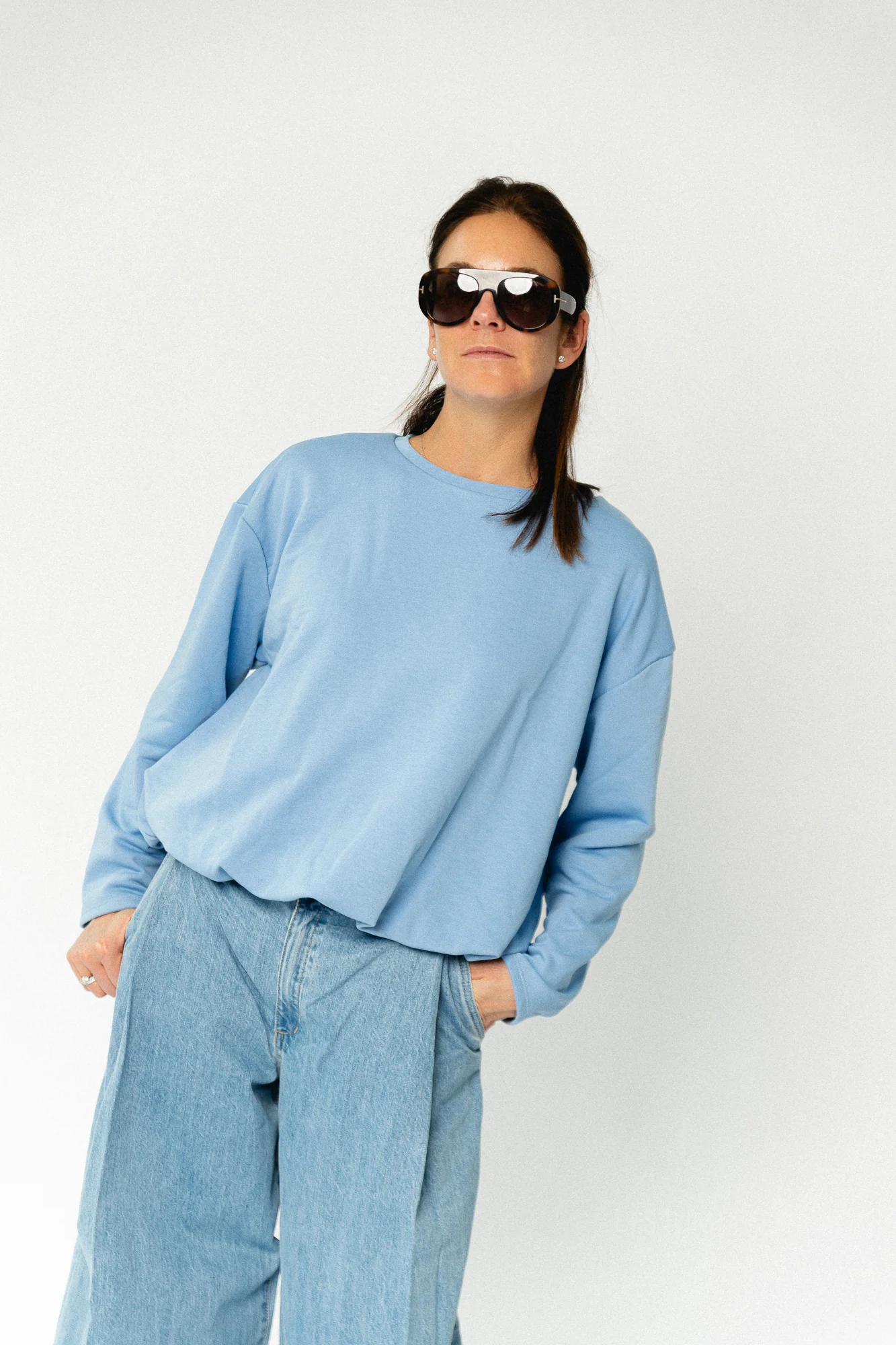 Syrah sweater sky blue - Image 4